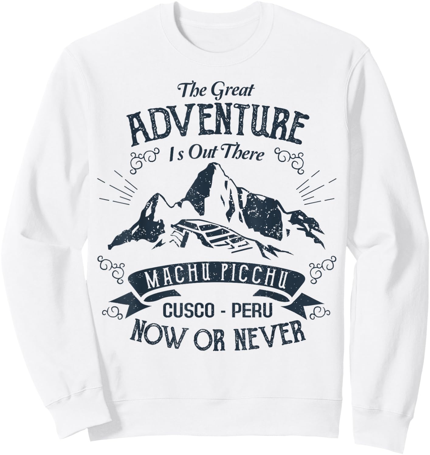 Vintage Peru Shirt Cusco Machu Picchu Llama Jersey Souvenir Sweatshirt - Sweatshirt | White