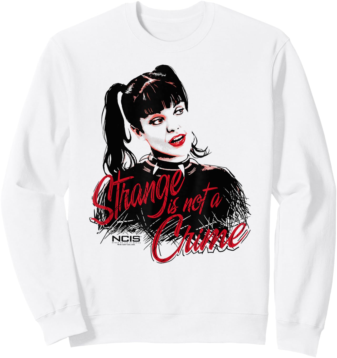 NCIS Strange Is Not A Crime Sweatshirt - Sweatshirt | White