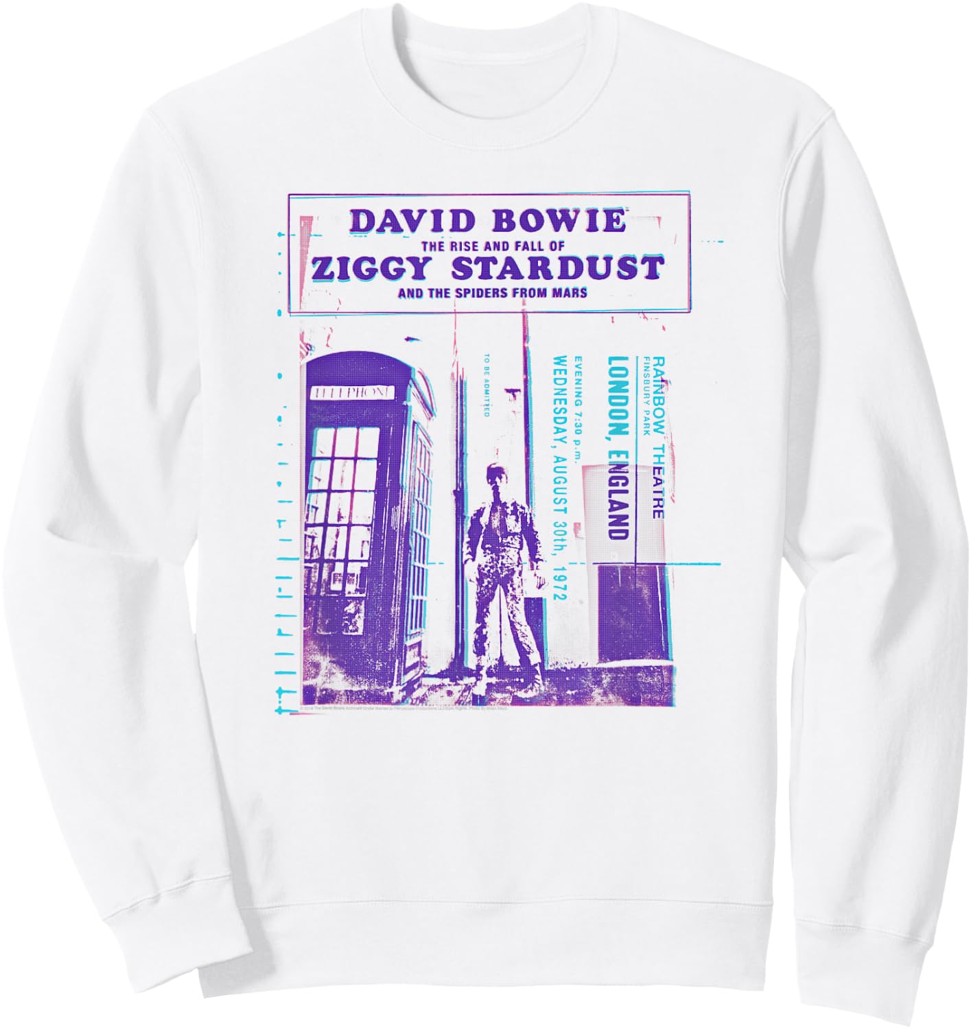 David Bowie - Spiders from Mars Sweatshirt - Sweatshirt | White