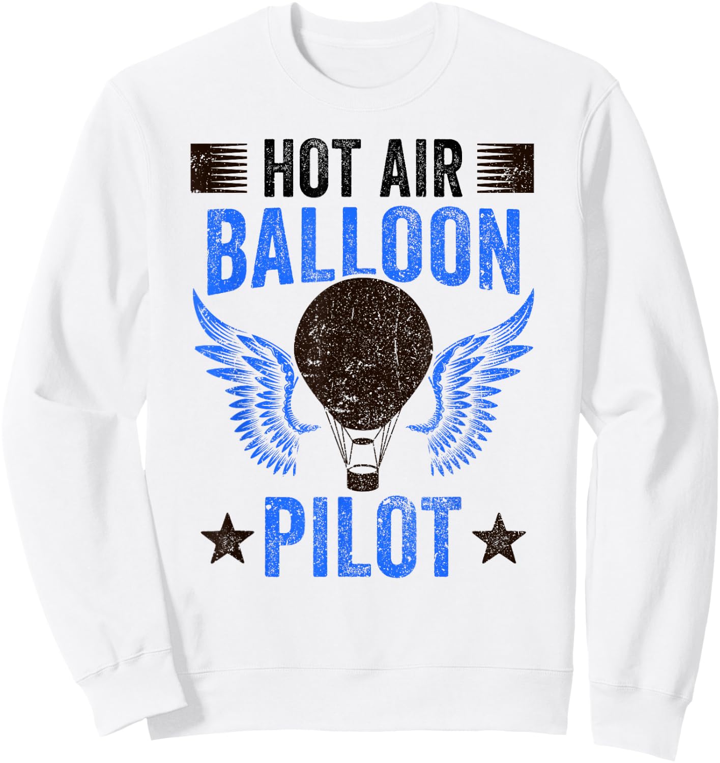 Hot Air Balloon Pilot Ballooning Team Sweatshirt - Sweatshirt | White