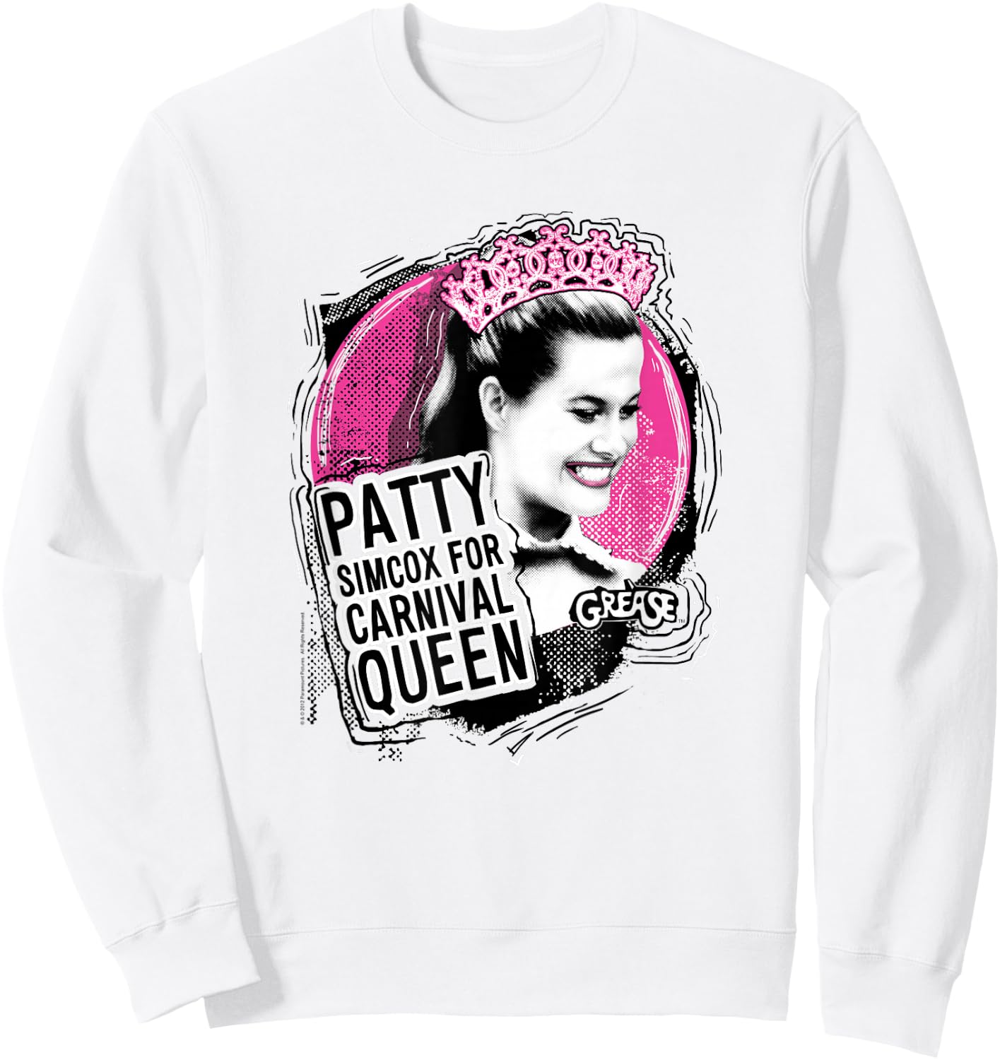 Grease Carnival Queen Patty Simcox Sweatshirt - Sweatshirt | White