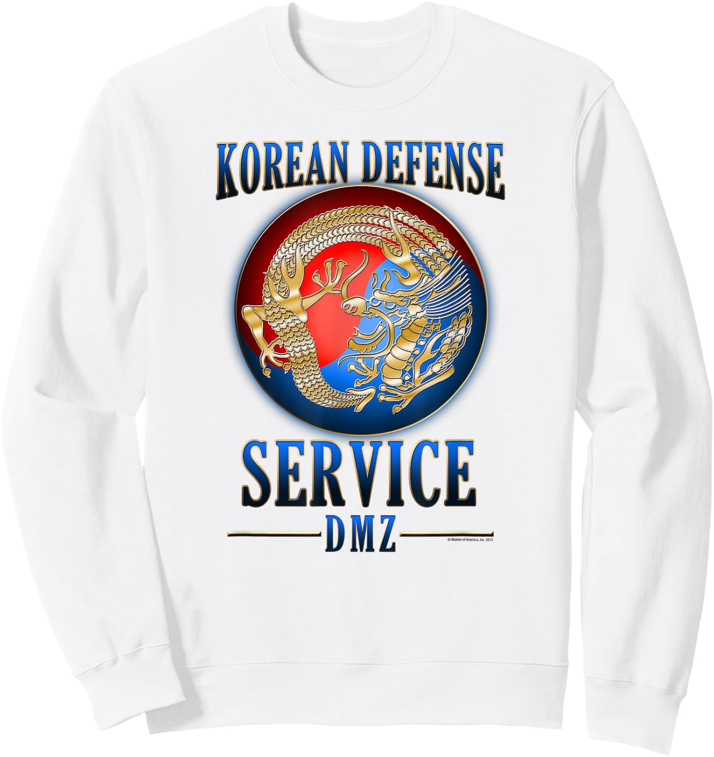 Korean Defense Service Sweatshirt - Sweatshirt | White
