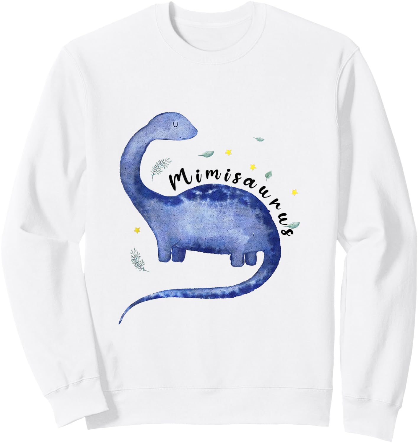 Mimisaurus Big Dinosaur Argentinosaurus Grandma Mimi Saurus Sweatshirt - Sweatshirt | White