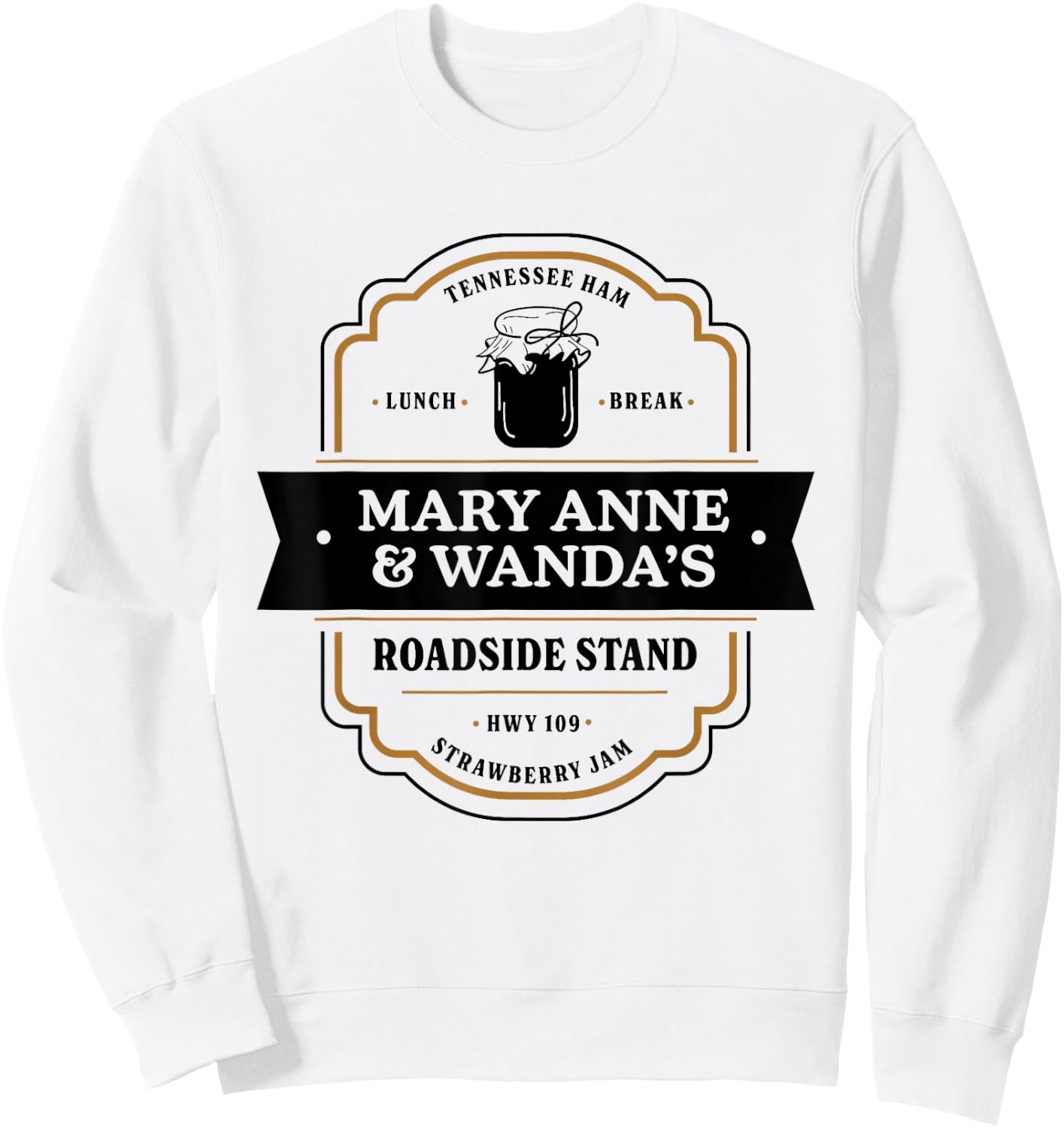 Mary Anne and Wanda farmers market Tennessee ham Sweatshirt - Sweatshirt | White