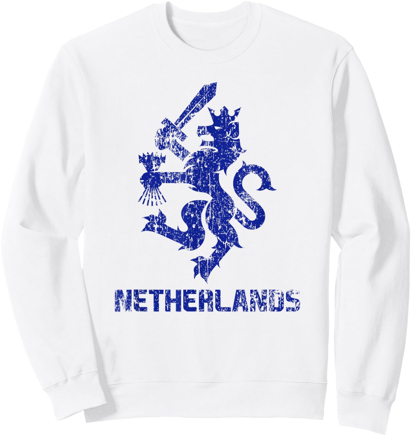 Netherlands Flag Dutch Lion Nederland International Country Sweatshirt - Sweatshirt | White