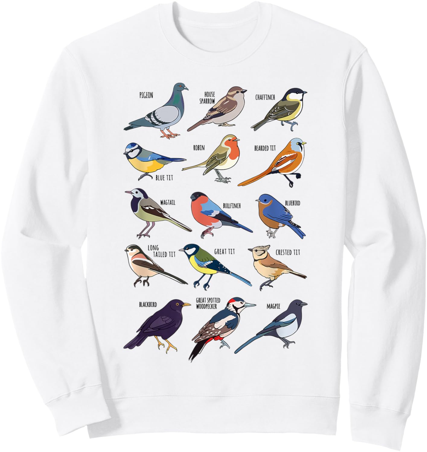Wildlife Birds Gift Bird watching Birder Sweatshirt - Sweatshirt | White