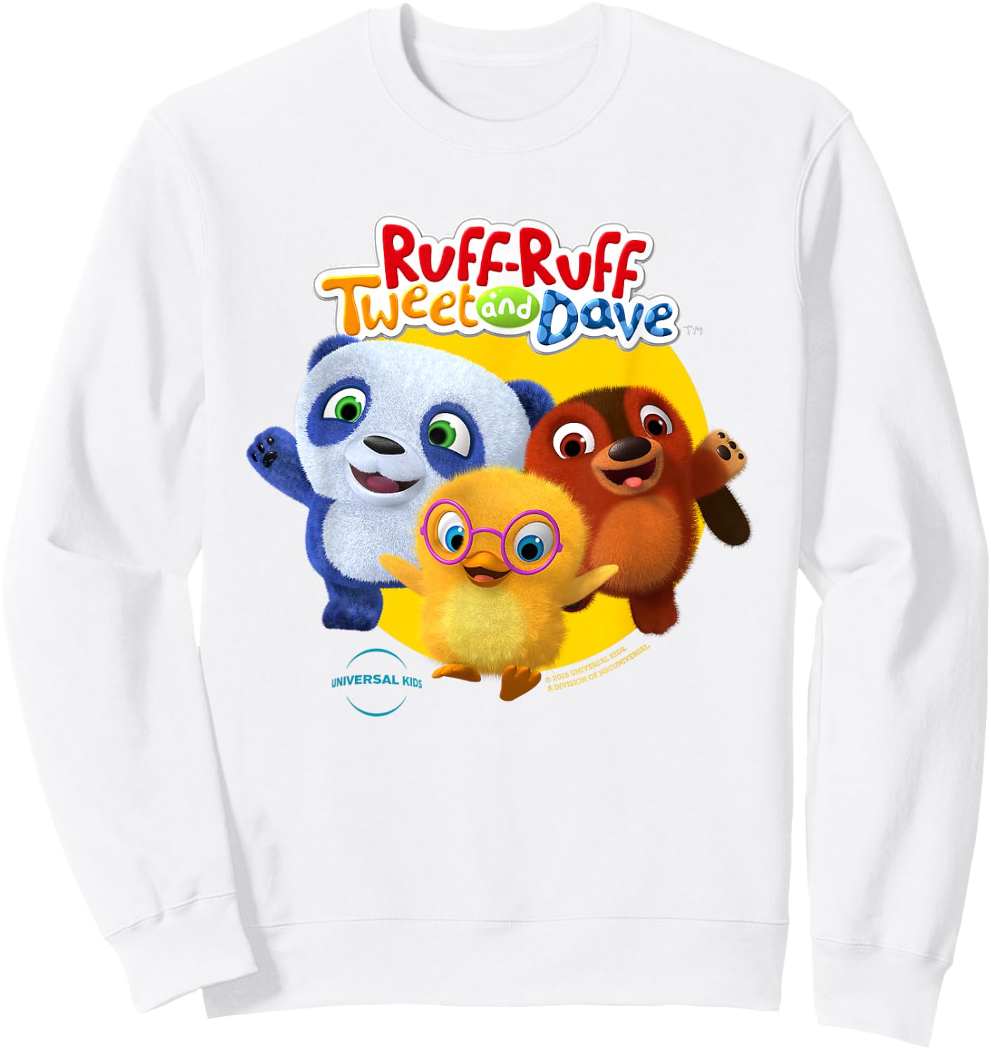 Ruff-Ruff, Tweet and Dave Comfortable Sweatshirt - Sweatshirt | White