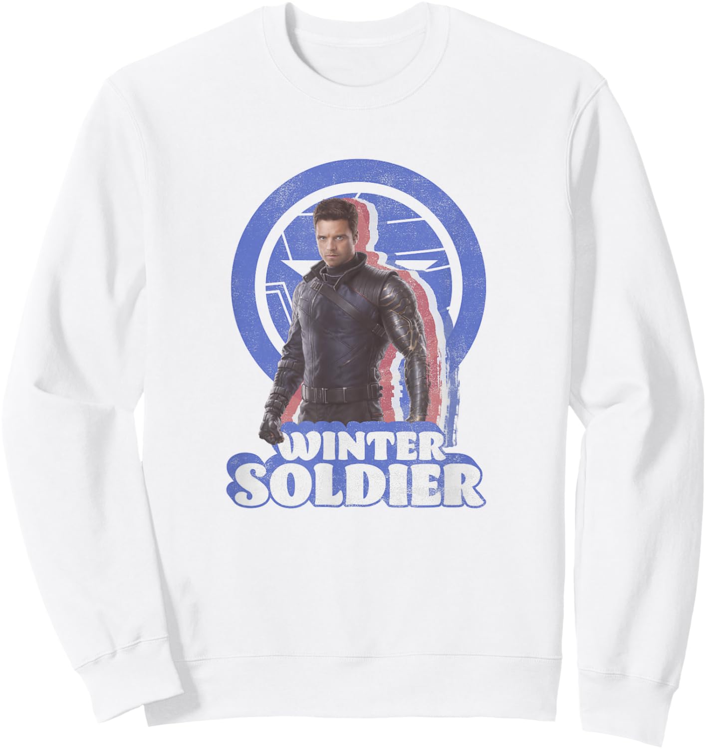 Marvel The Falcon and The Winter Soldier Bucky Retro Sweatshirt - Sweatshirt | White