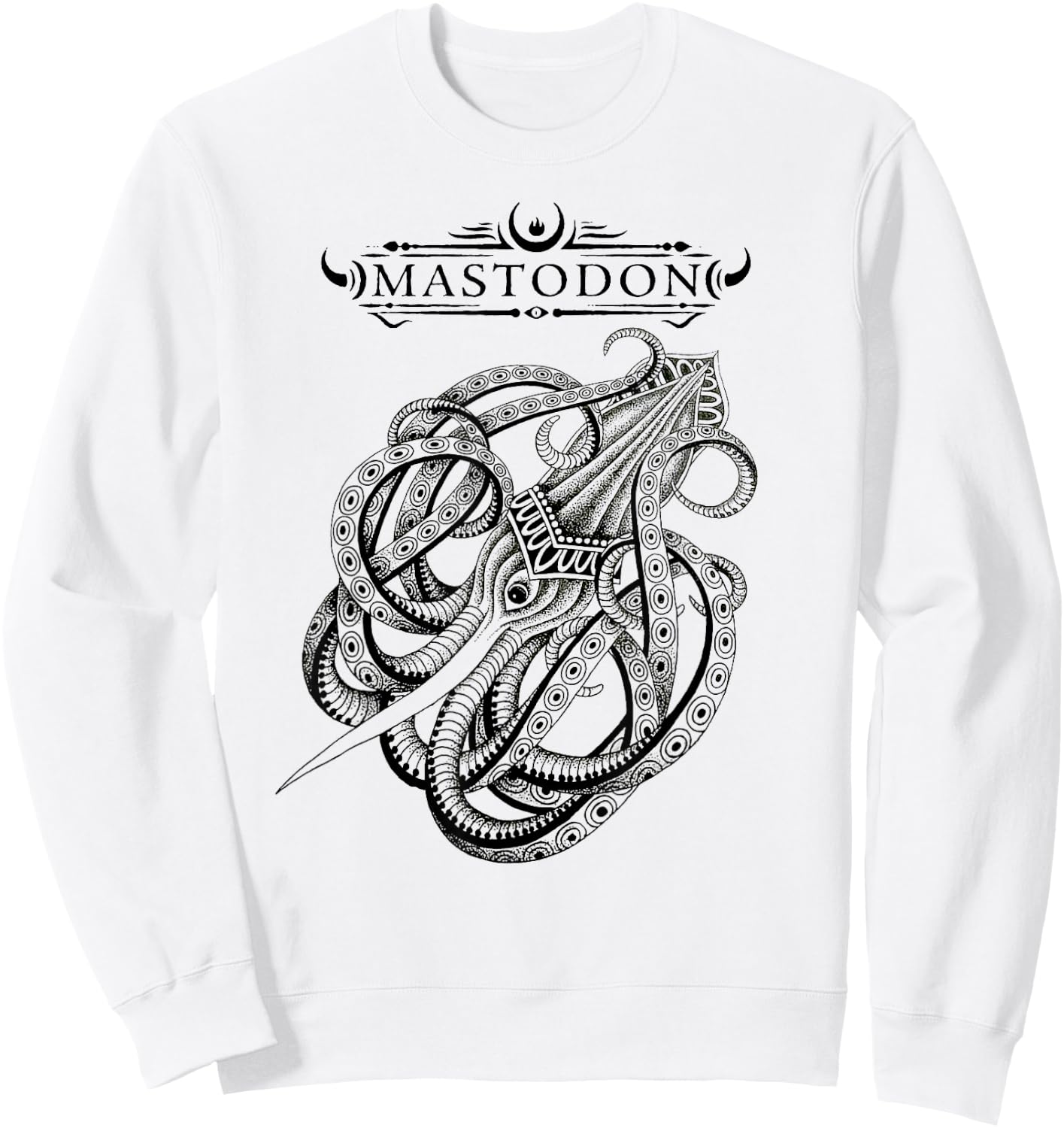 Mastodon – Kraken Sweatshirt - Sweatshirt | White