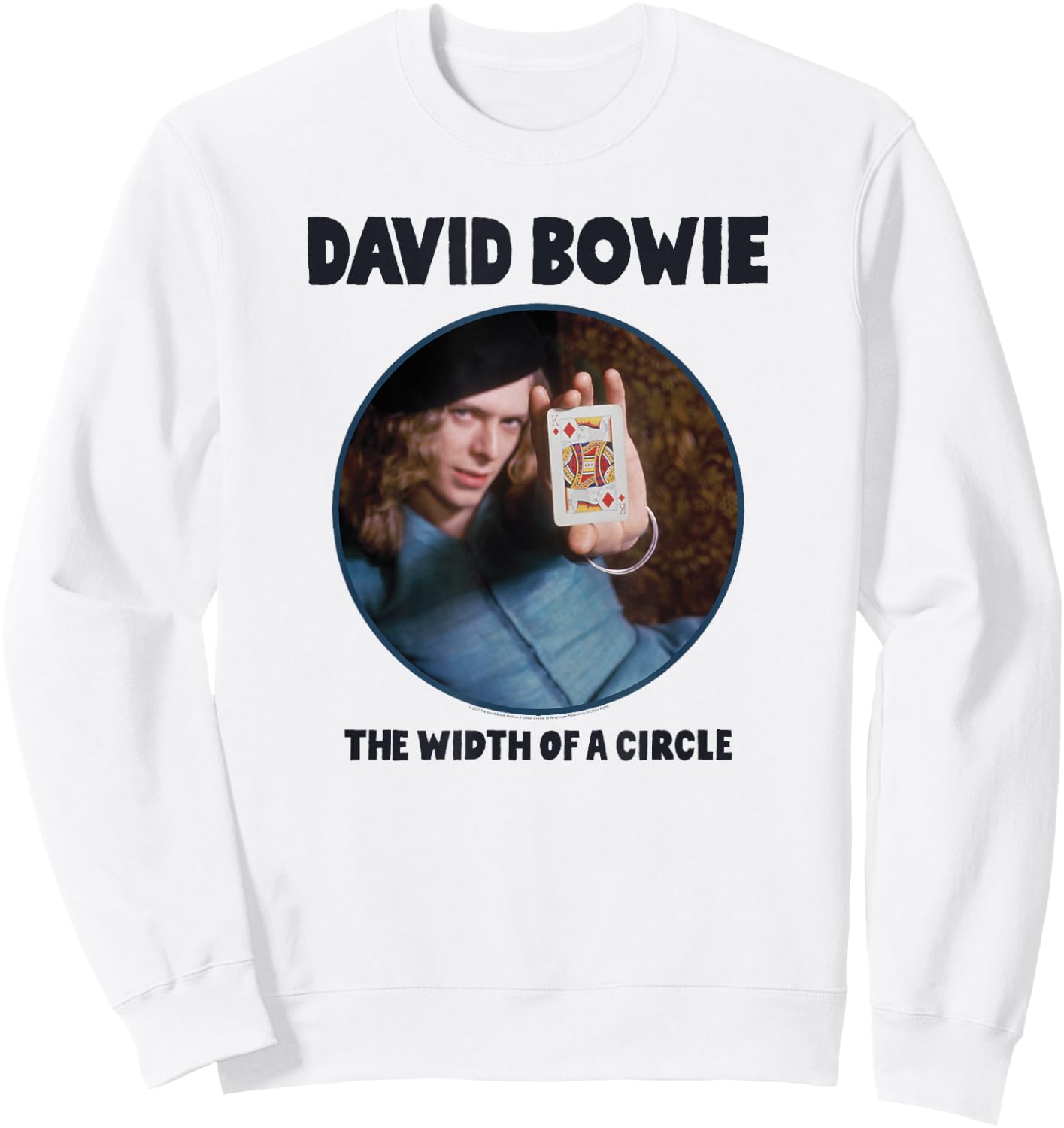 David Bowie - King of Diamonds Sweatshirt - Sweatshirt | White
