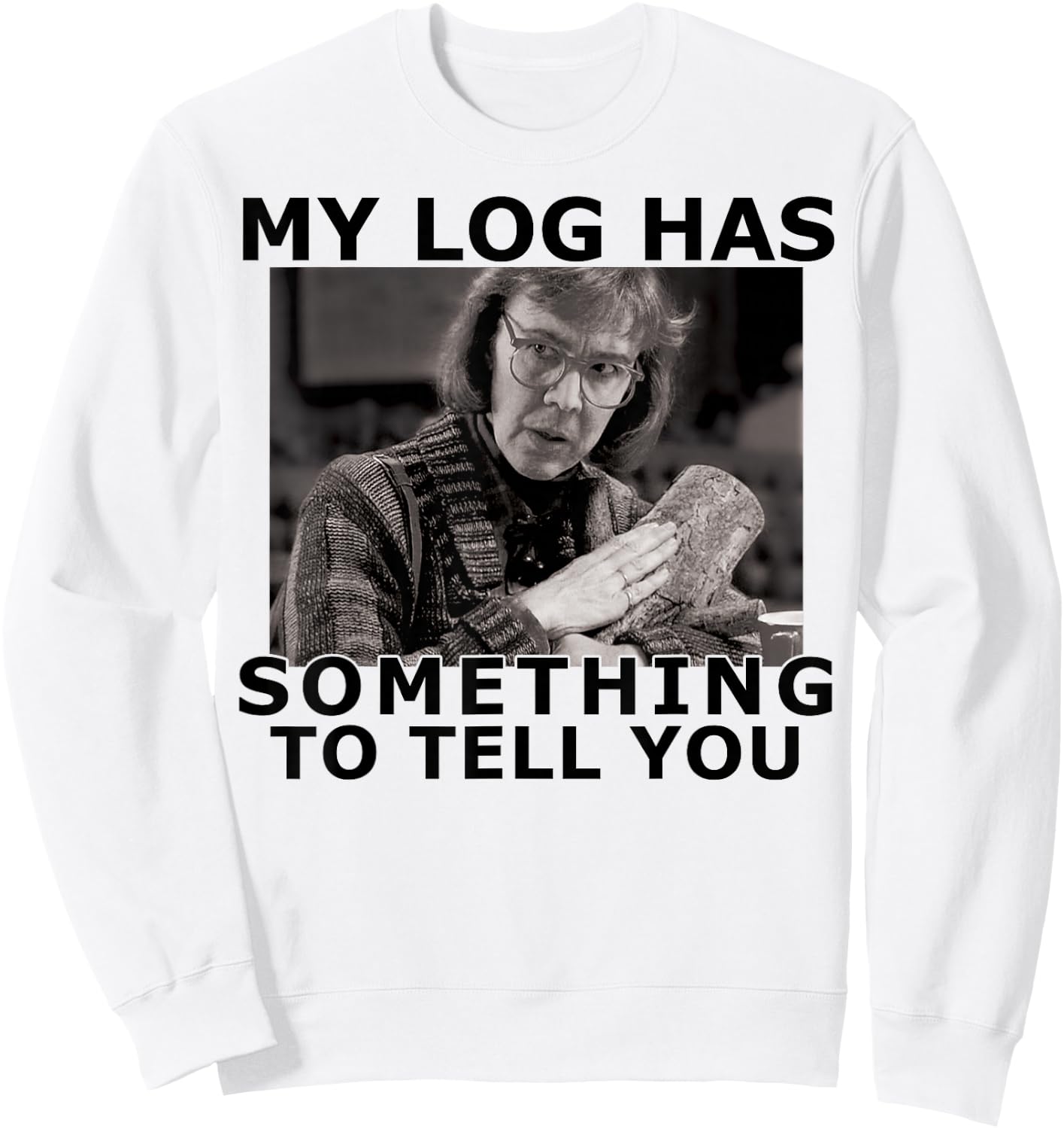 Twin Peaks My Log Has Something To Tell You Graphic Sweatshirt - Sweatshirt | White