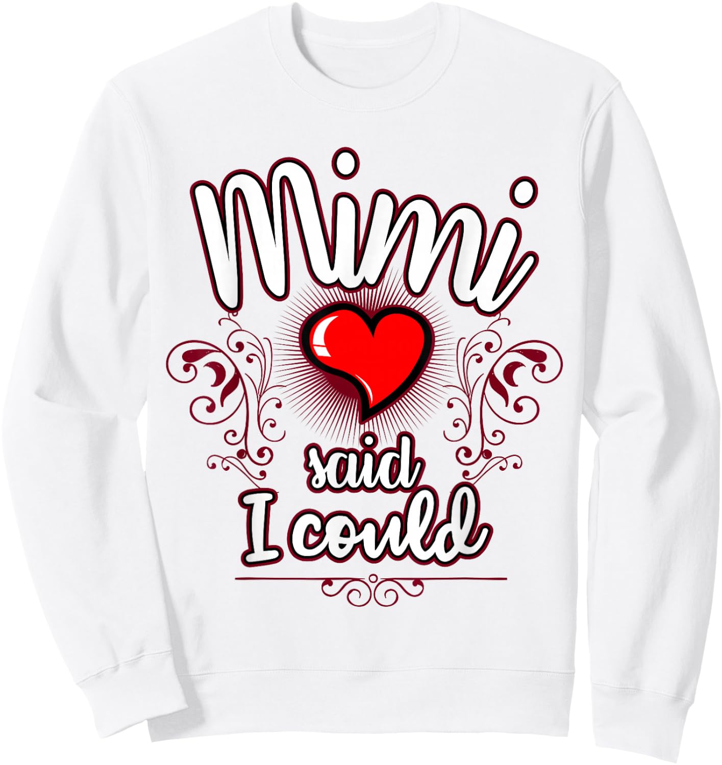 Mimi sagte ich könnte Oma liebt mich Mimi's Girl-Granddaughter Sweatshirt - Sweatshirt | White