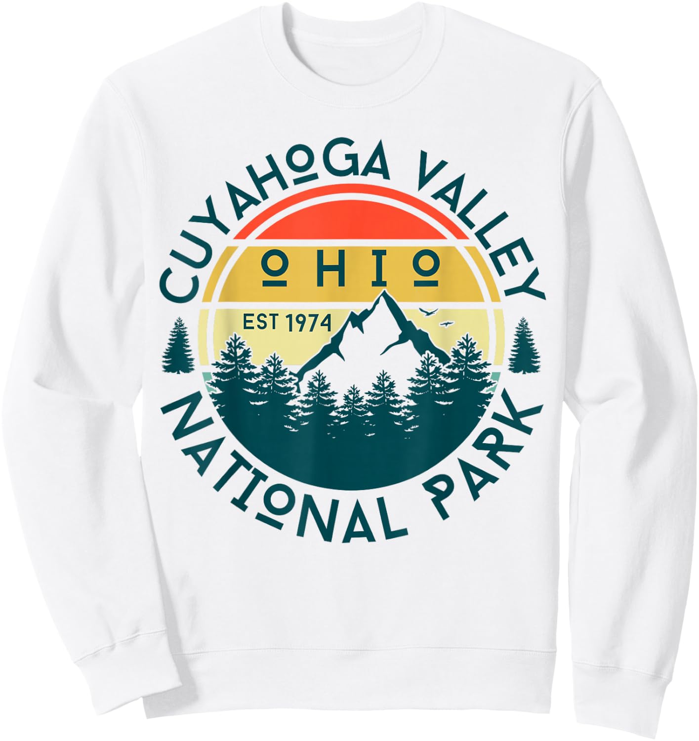 Cuyahoga Valley National Park Sweatshirt - Sweatshirt | White
