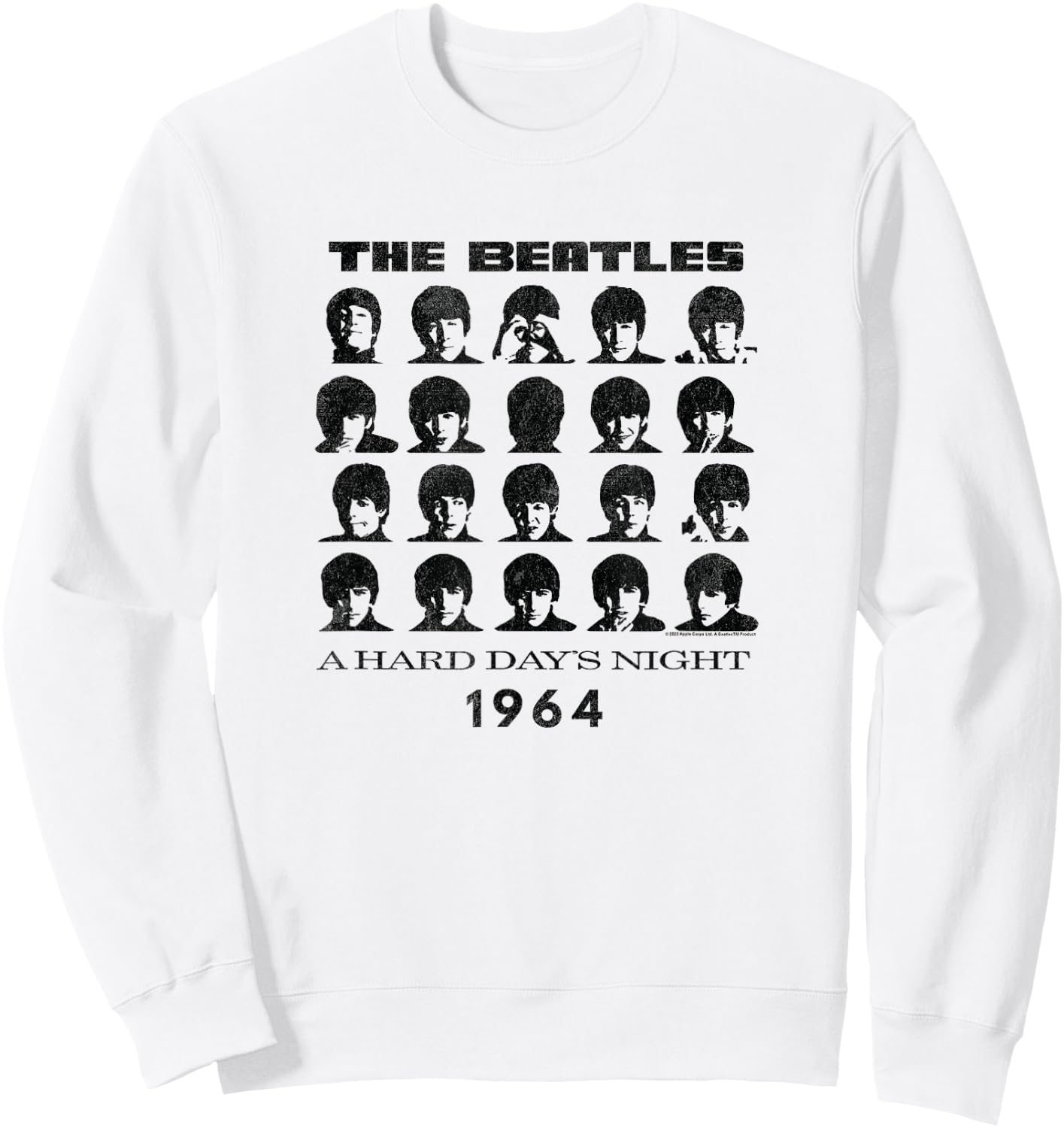 The Beatles - Hard Days Night 1964 Sweatshirt - Sweatshirt | White