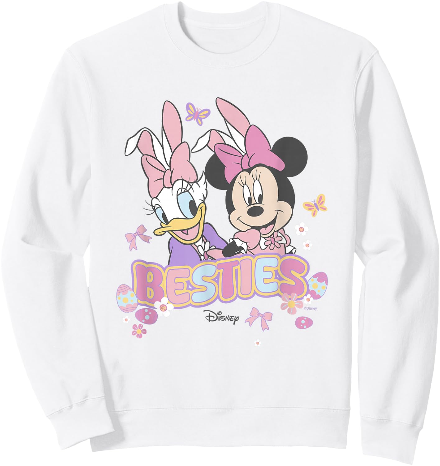 Disney Minnie Mouse Easter Besties Sweatshirt - Sweatshirt | White