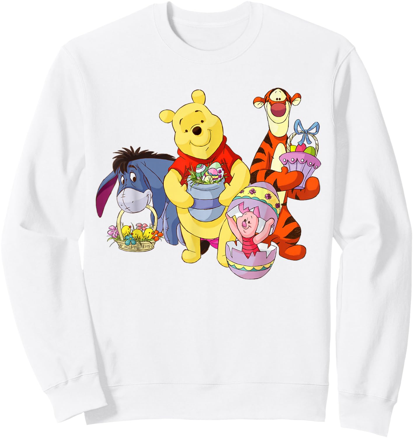 Winnie The Pooh - Easter Characters Sweatshirt - Sweatshirt | White