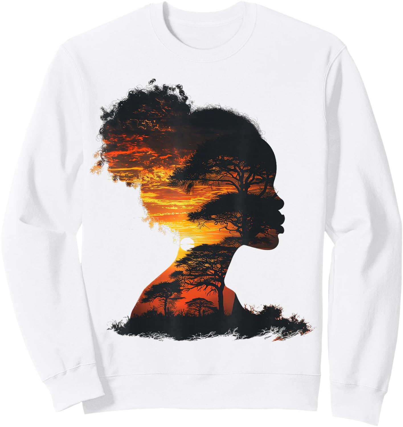 Black Women Graphic Black History Month African American Sweatshirt - Sweatshirt | White
