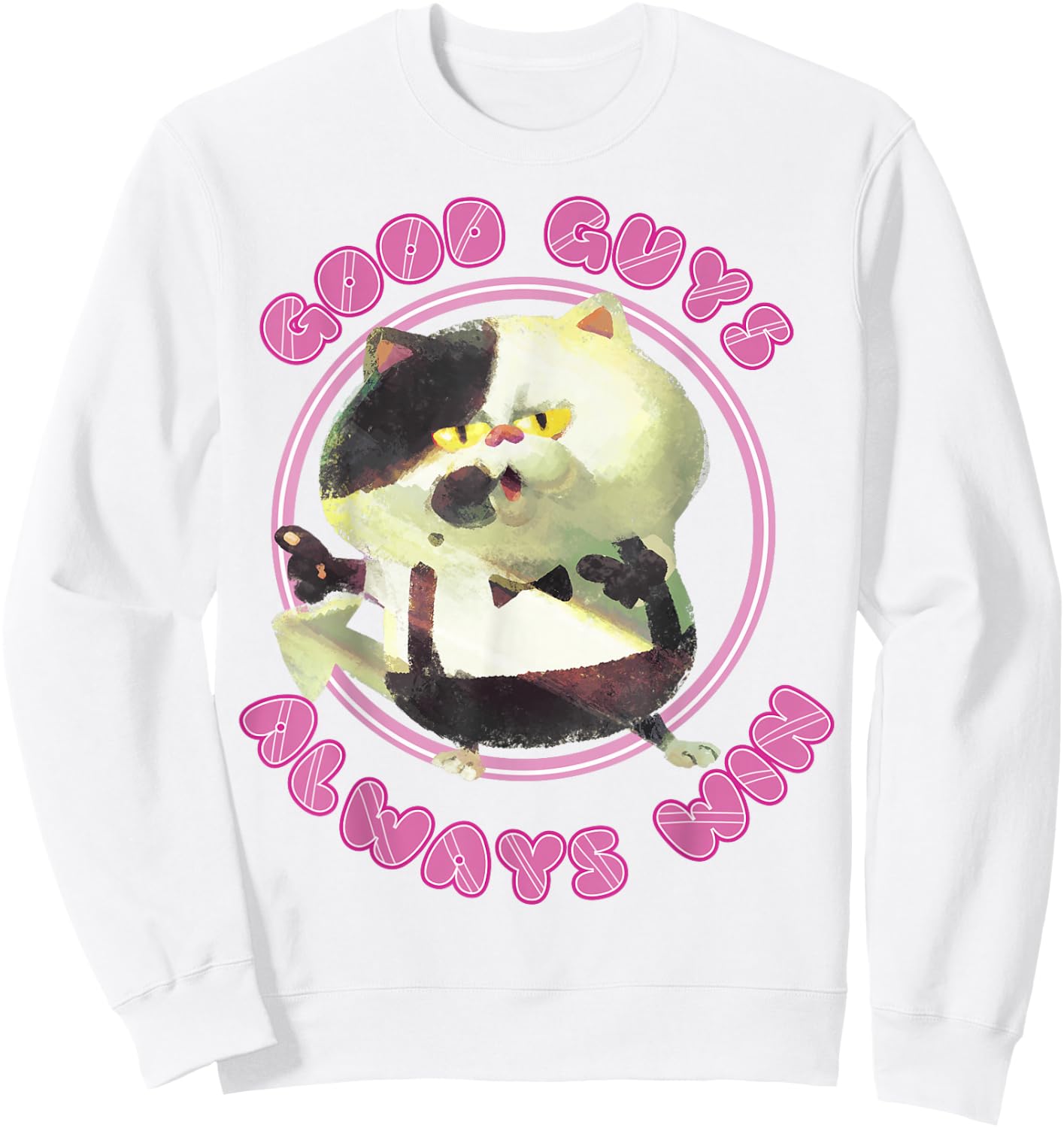 Nintendo Splatoon Good Guys Always Win Graphic Sweatshirt - Sweatshirt | White