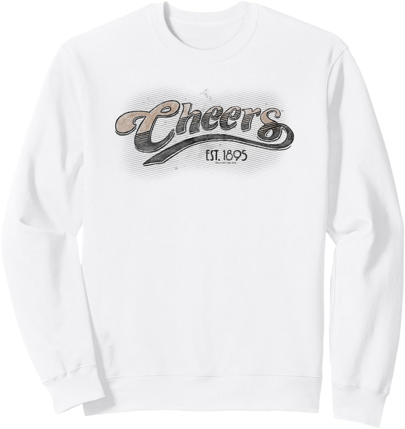 Cheers Watercolor Logo Sweatshirt - Sweatshirt | White