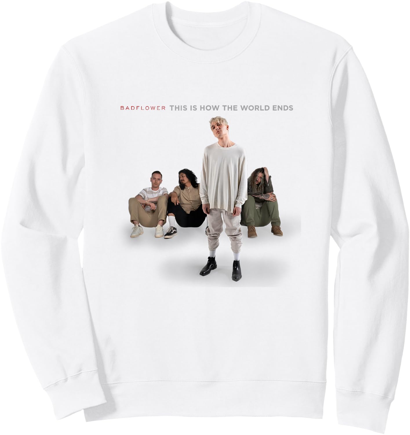 Badflower Sweatshirt - Sweatshirt | White