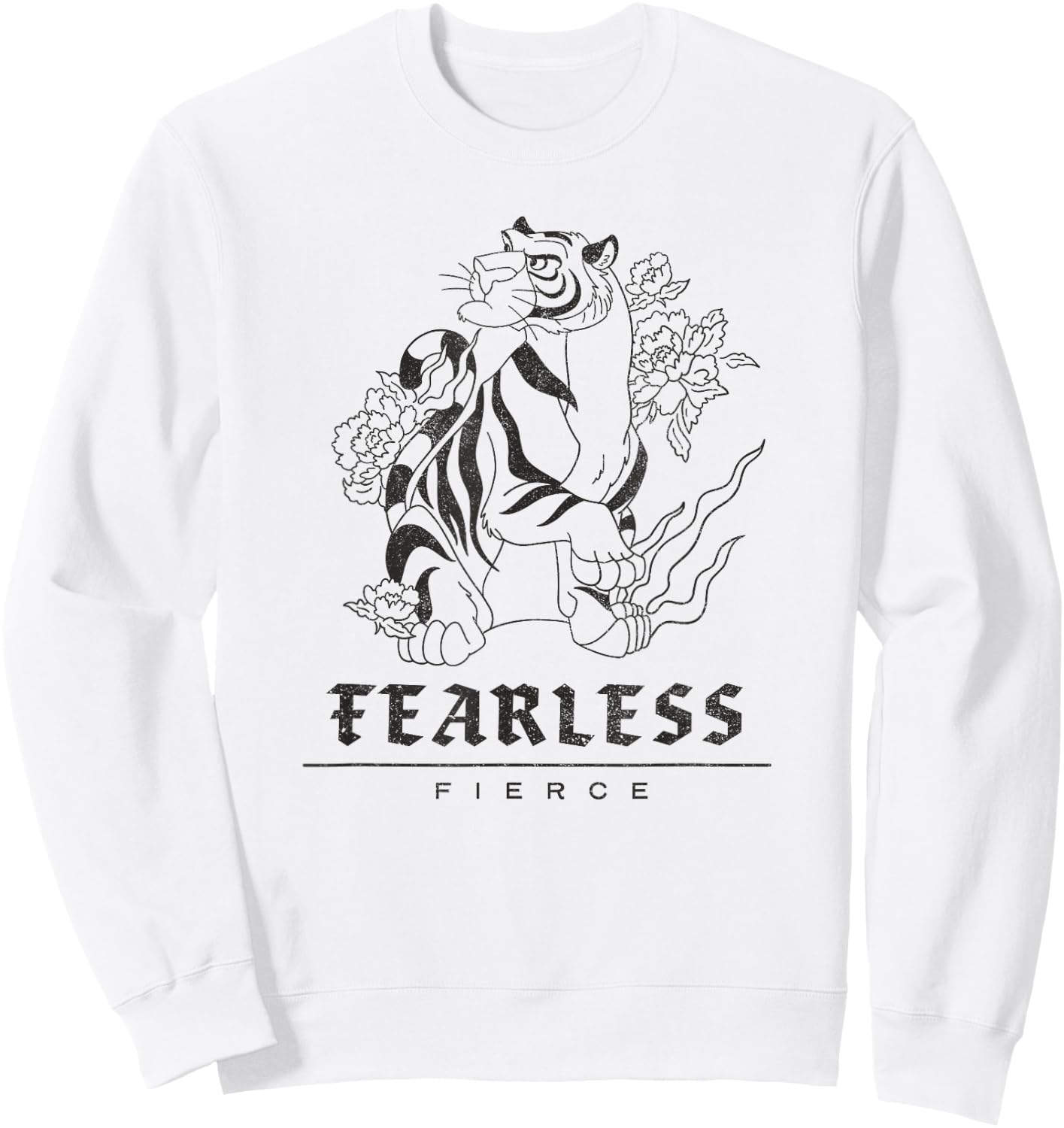 Disney Princess Aladdin Lunar New Year Rajah Fearless Tiger Sweatshirt - Sweatshirt | White