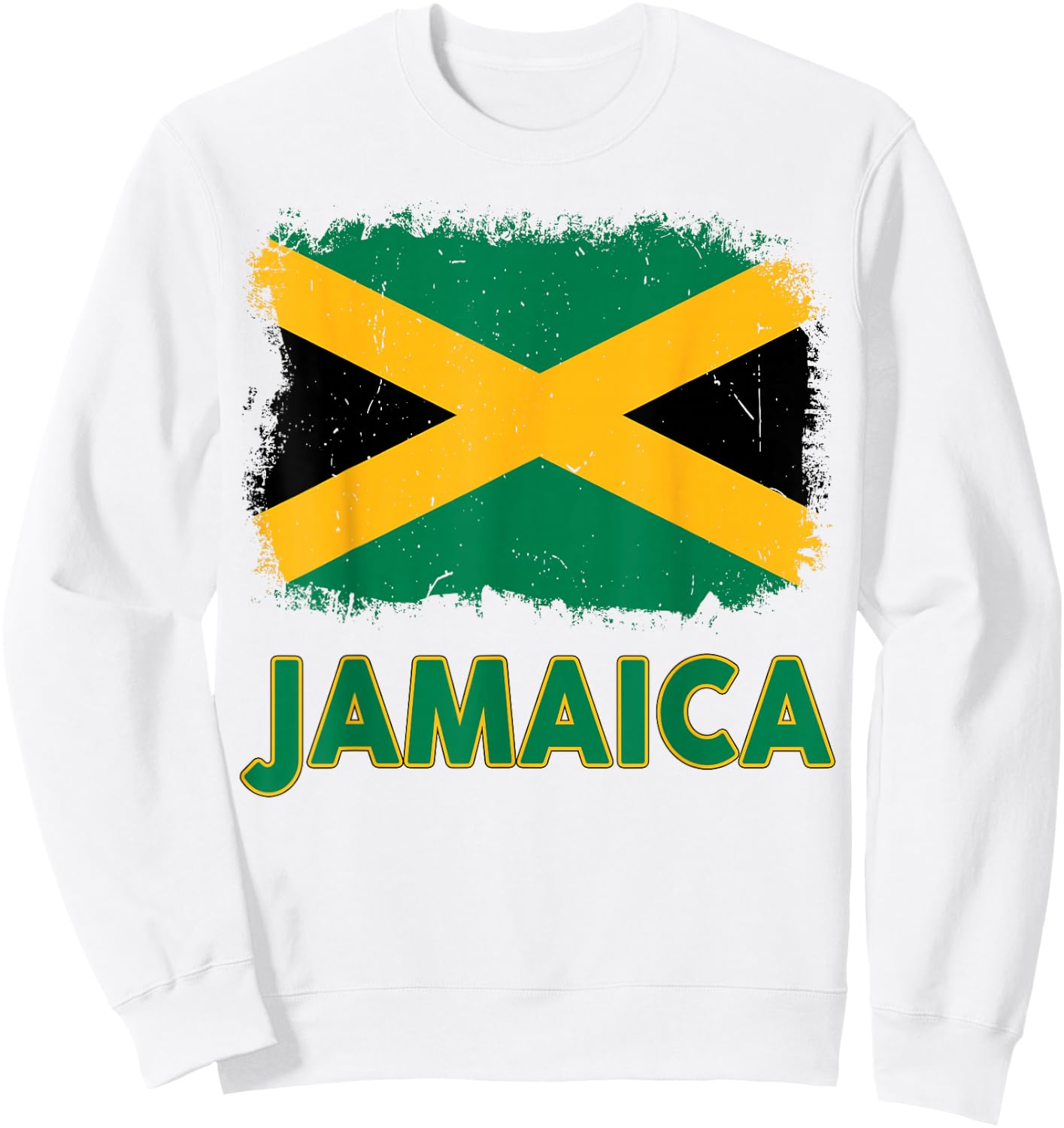 Toddler Jamaica Jamaican Flag Baby Kid Girl Boy Women Sweatshirt - Sweatshirt | White