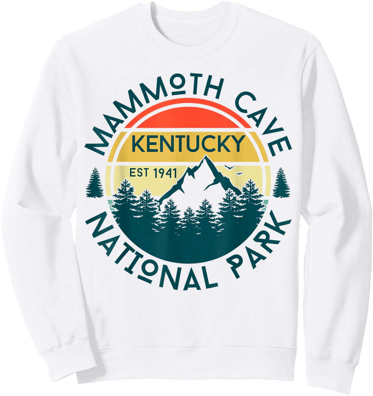 Mammoth Cave National Park Sweatshirt - Sweatshirt | White