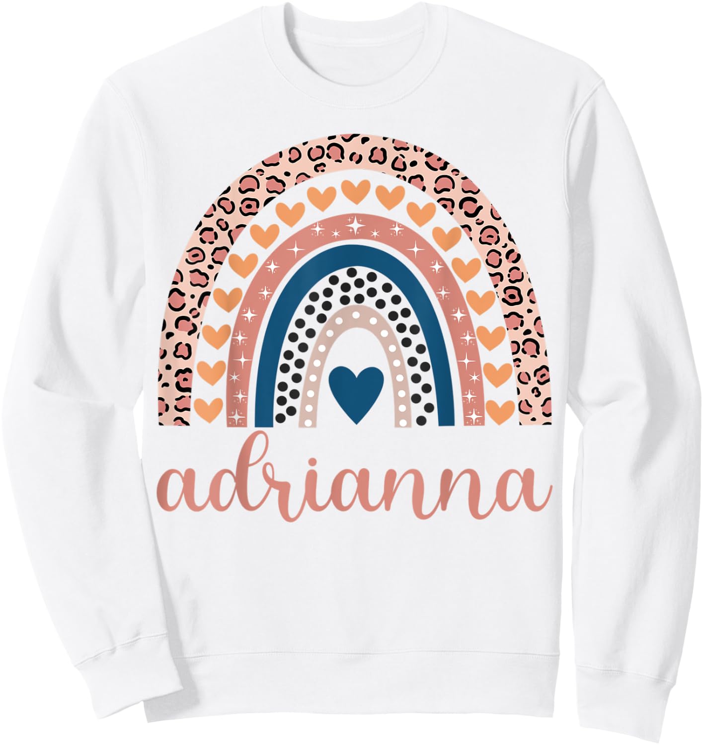 Adrianna Adrianna Name Birthday Shirt Gift Sweatshirt - Sweatshirt | White