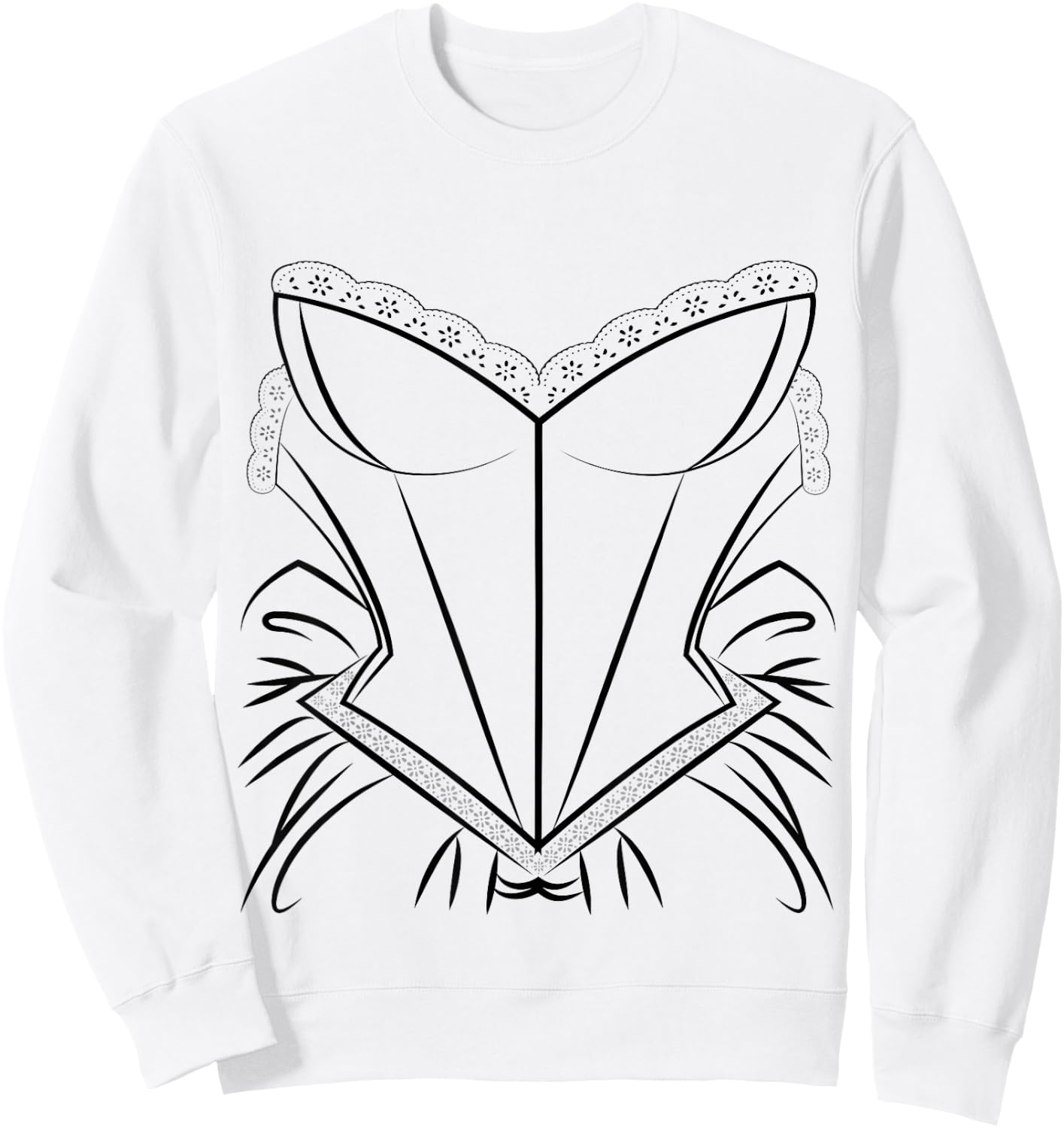 Bridal Dress Shirt, Simple Wedding Bridal Shower Gift Sweatshirt - Sweatshirt | White