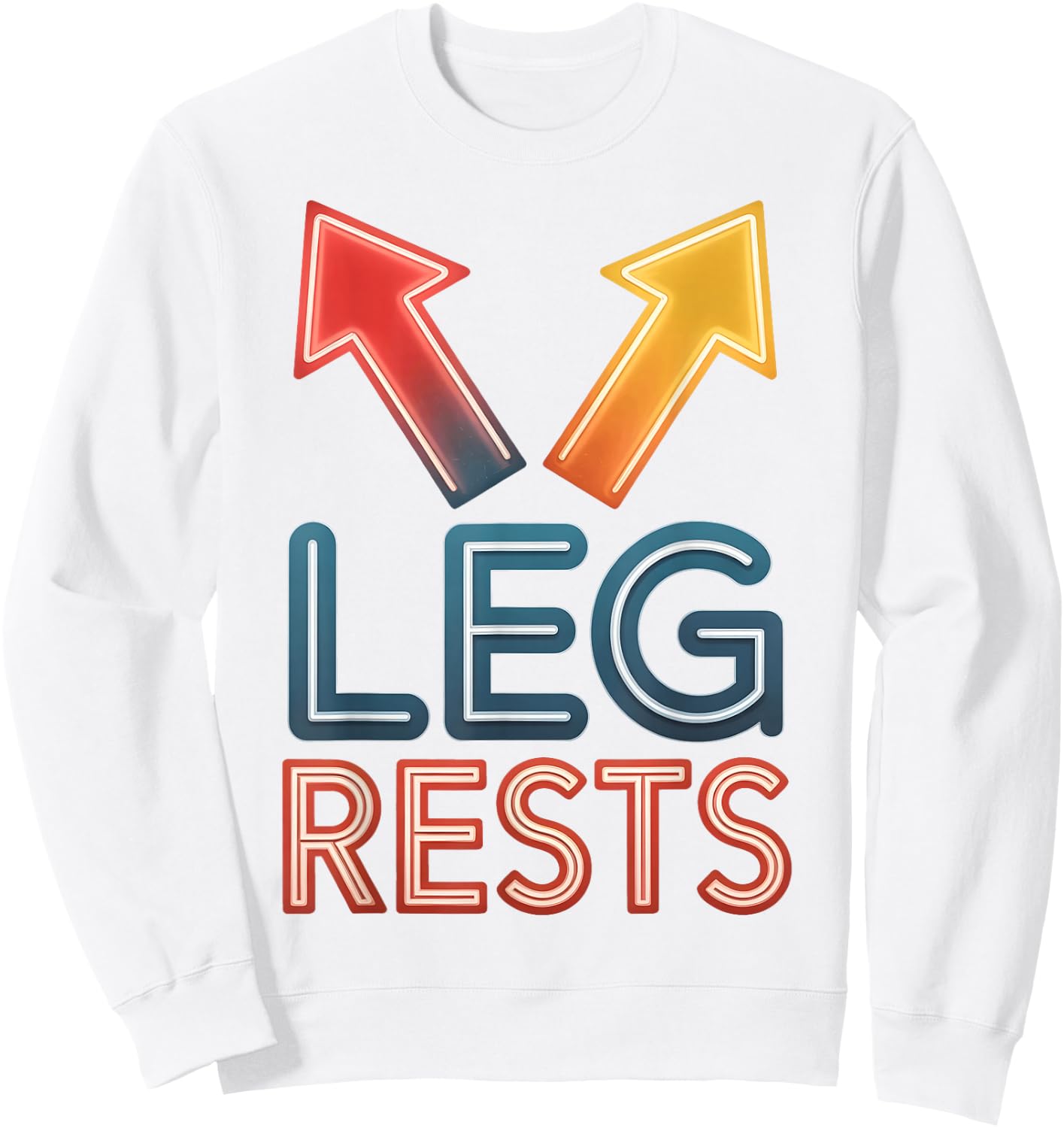 Leg Rests Funny Couple Humor Adult Joke Men Women Dirty Sweatshirt - Sweatshirt | White
