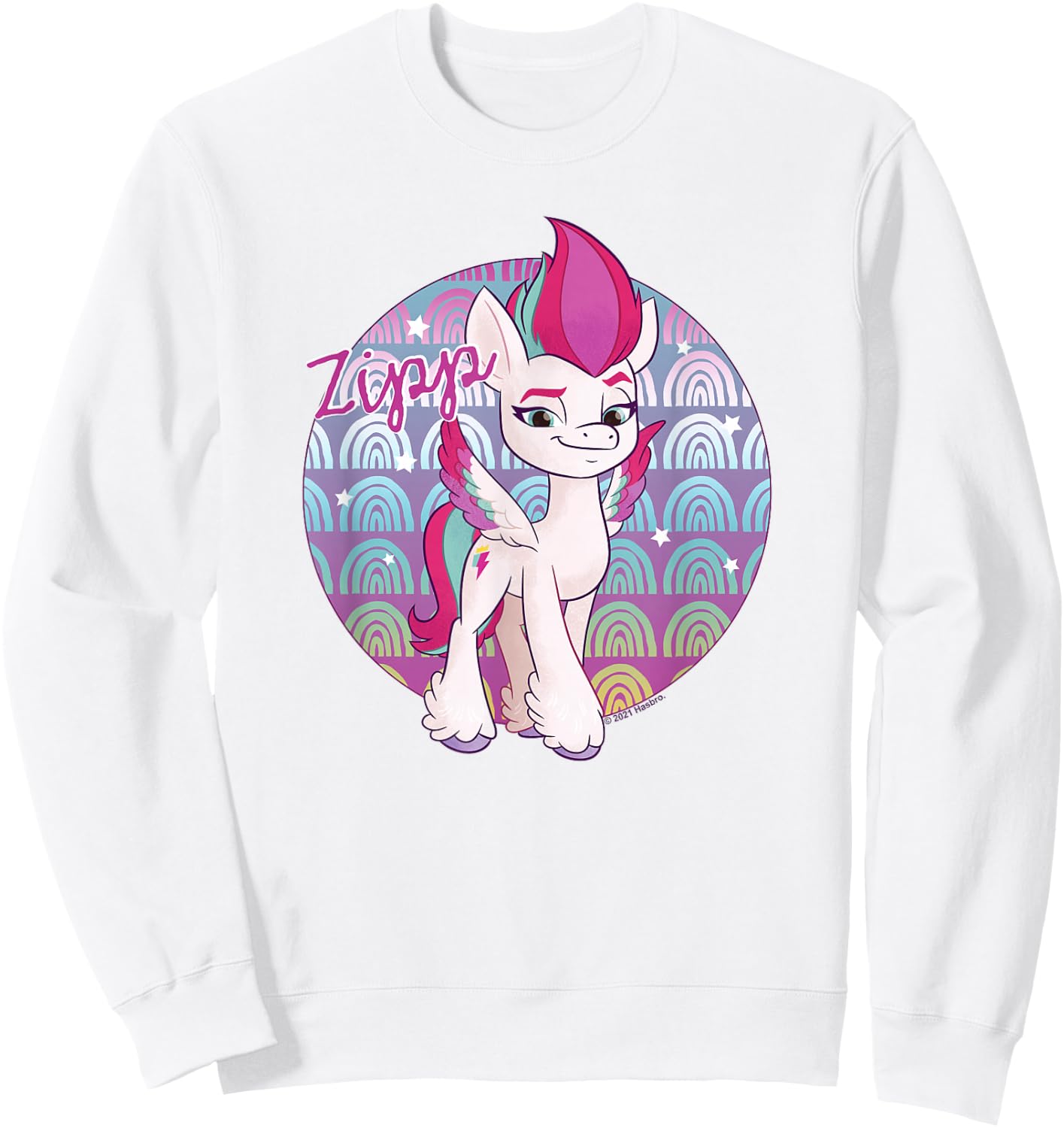 My Little Pony: A New Generation Zipp Circle Sweatshirt - Sweatshirt | White