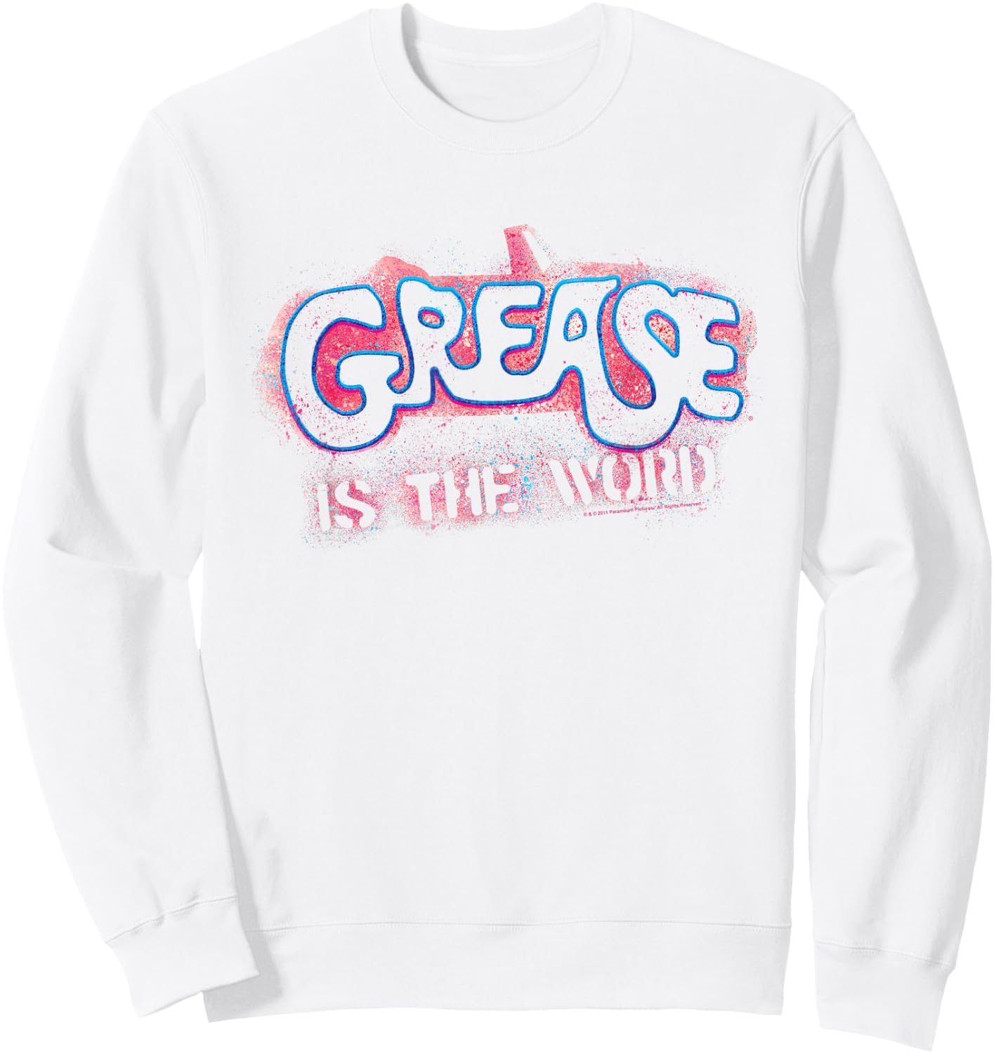 Grease Grease is The Word Sweatshirt - Sweatshirt | White