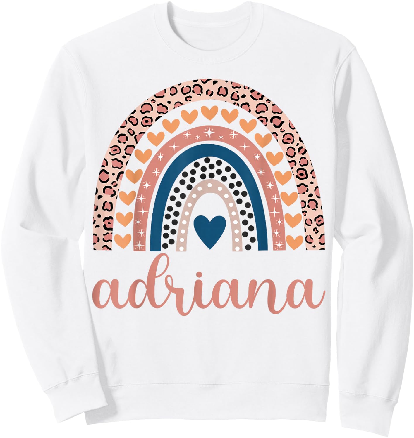 Adriana Adriana Name Birthday Shirt Gift Sweatshirt - Sweatshirt | White