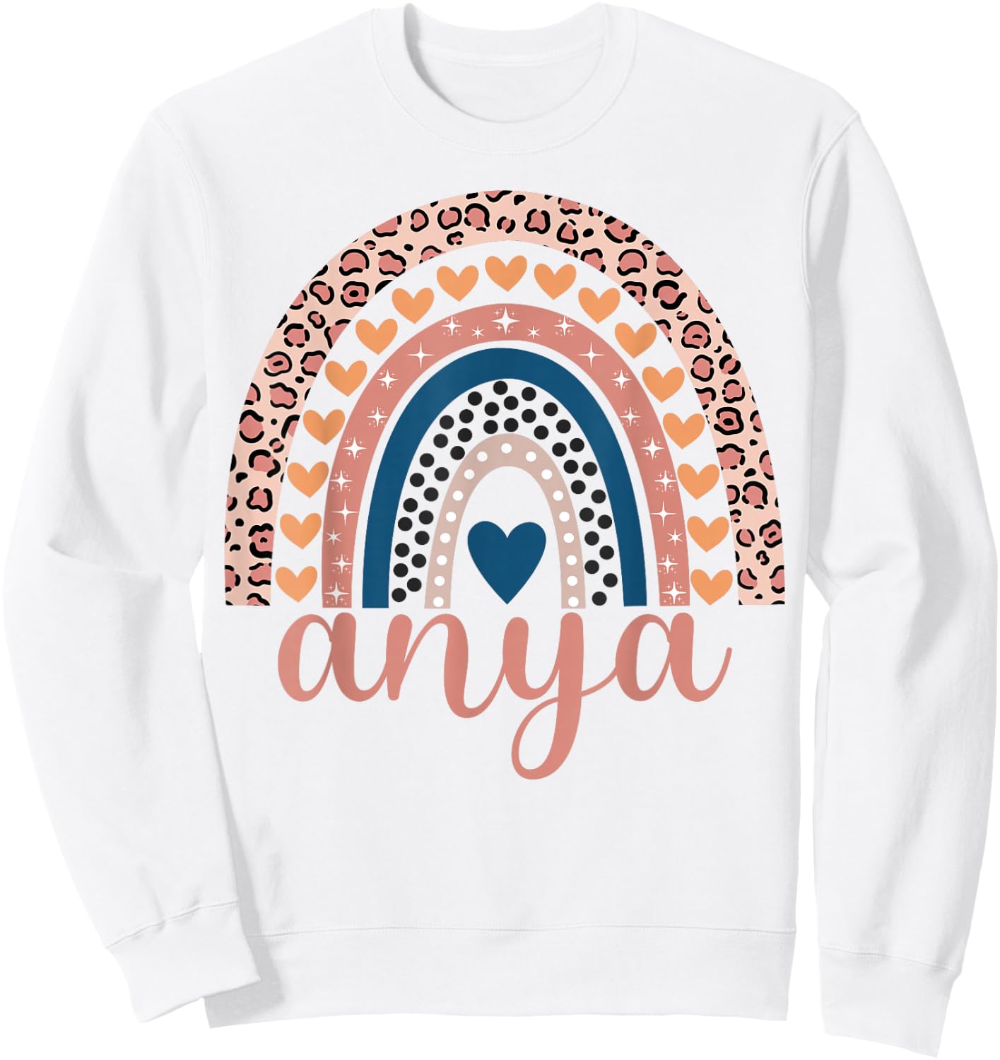 Anya Anya Name Birthday Shirt Gift Sweatshirt - Sweatshirt | White