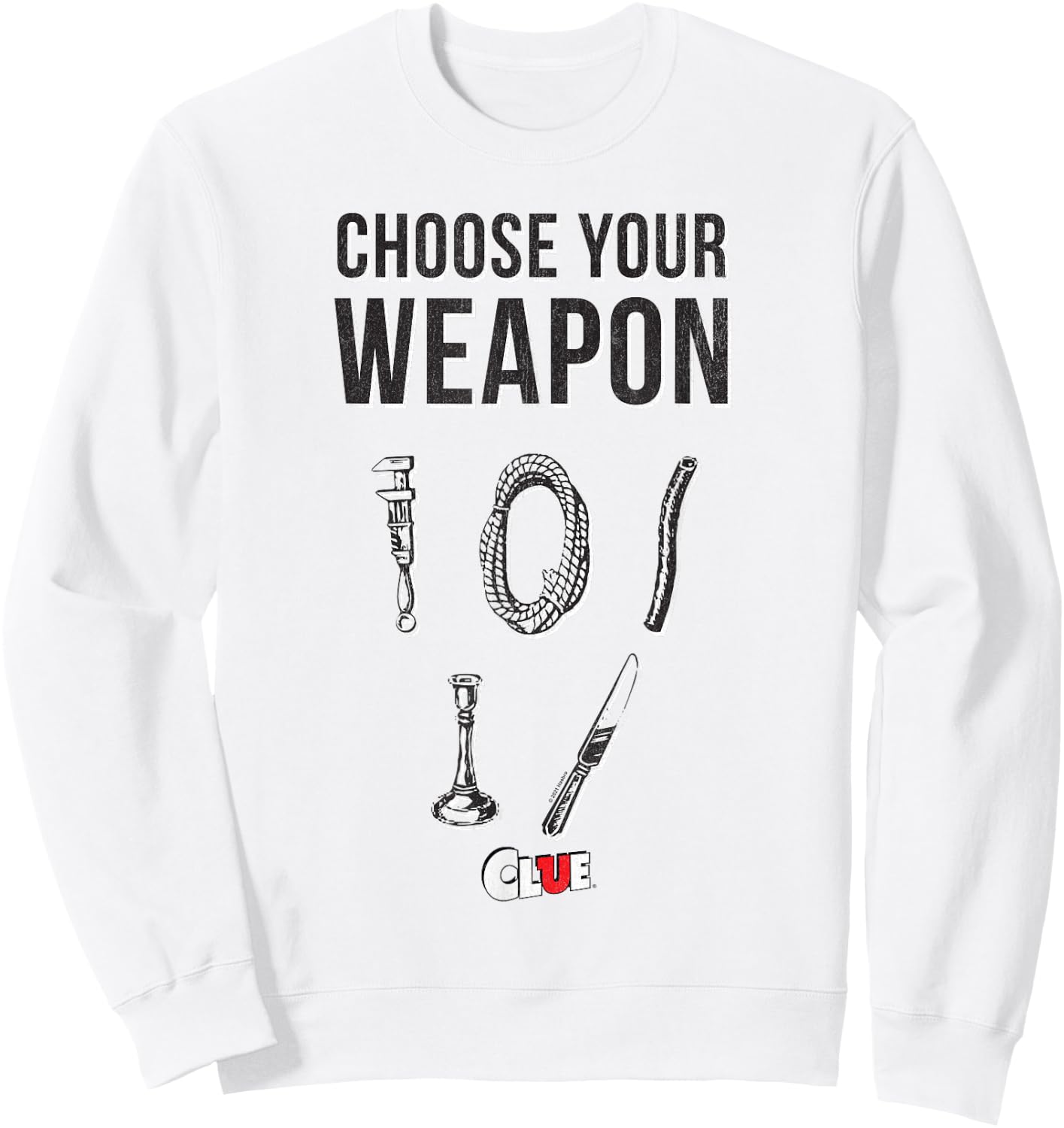 Clue Choose Sweatshirt - Sweatshirt | White