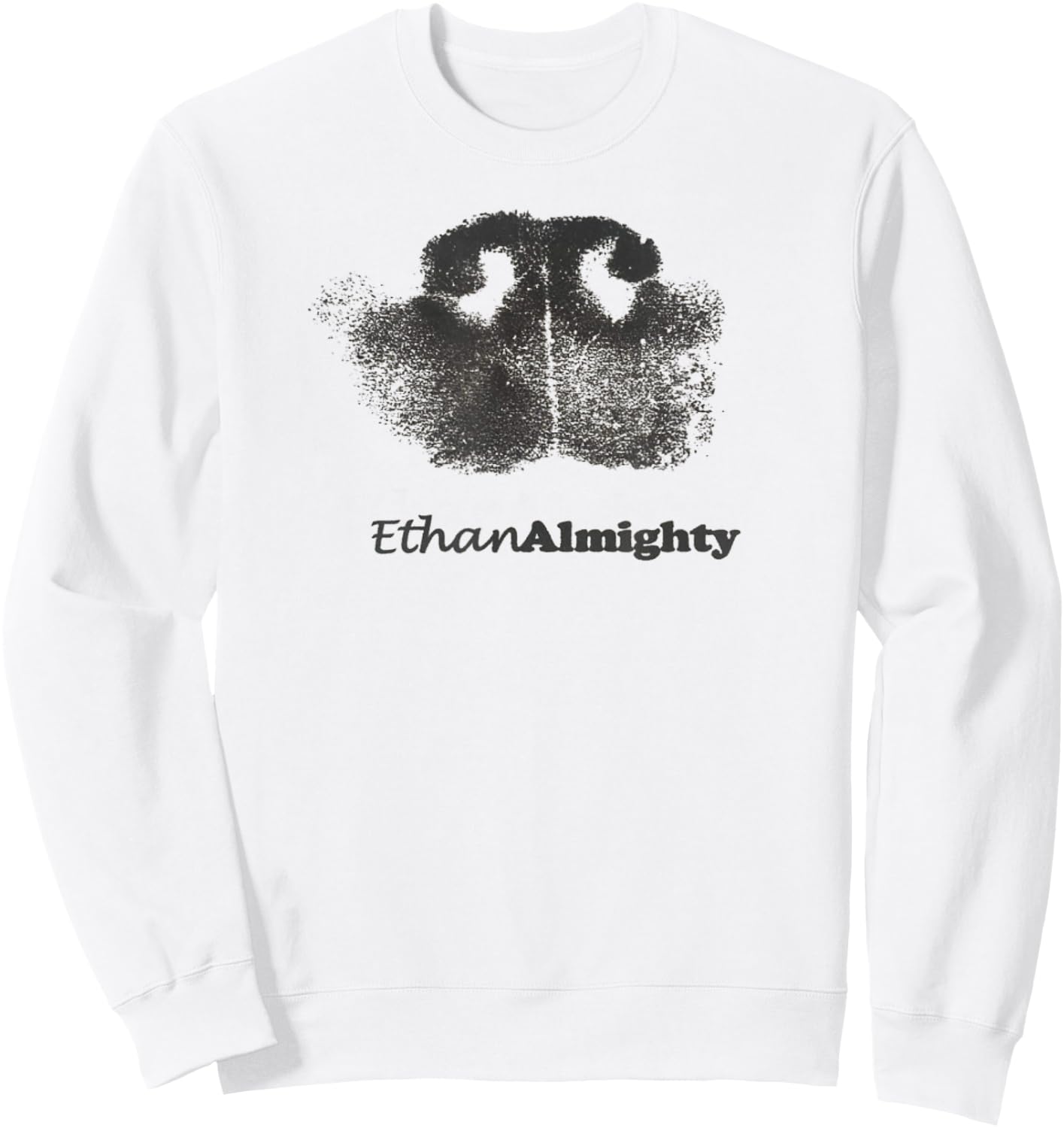 Ethan Nose Print Sweatshirt - Sweatshirt | White