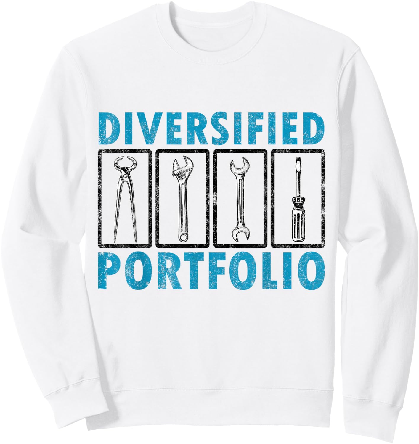 Diversified Portfolio Mechanic Heating Engineer Craftsman Sweatshirt - Sweatshirt | White