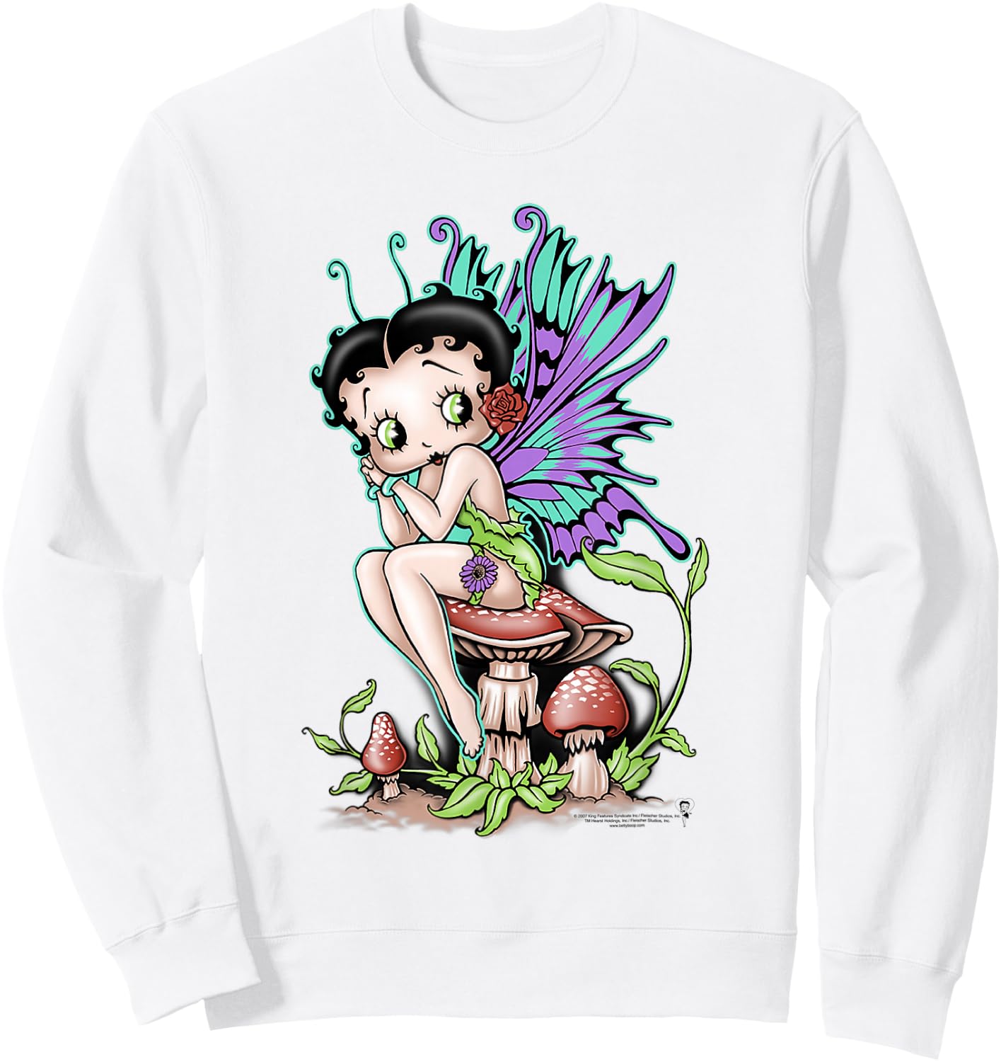Betty Boop Fairy Sweatshirt - Sweatshirt | White