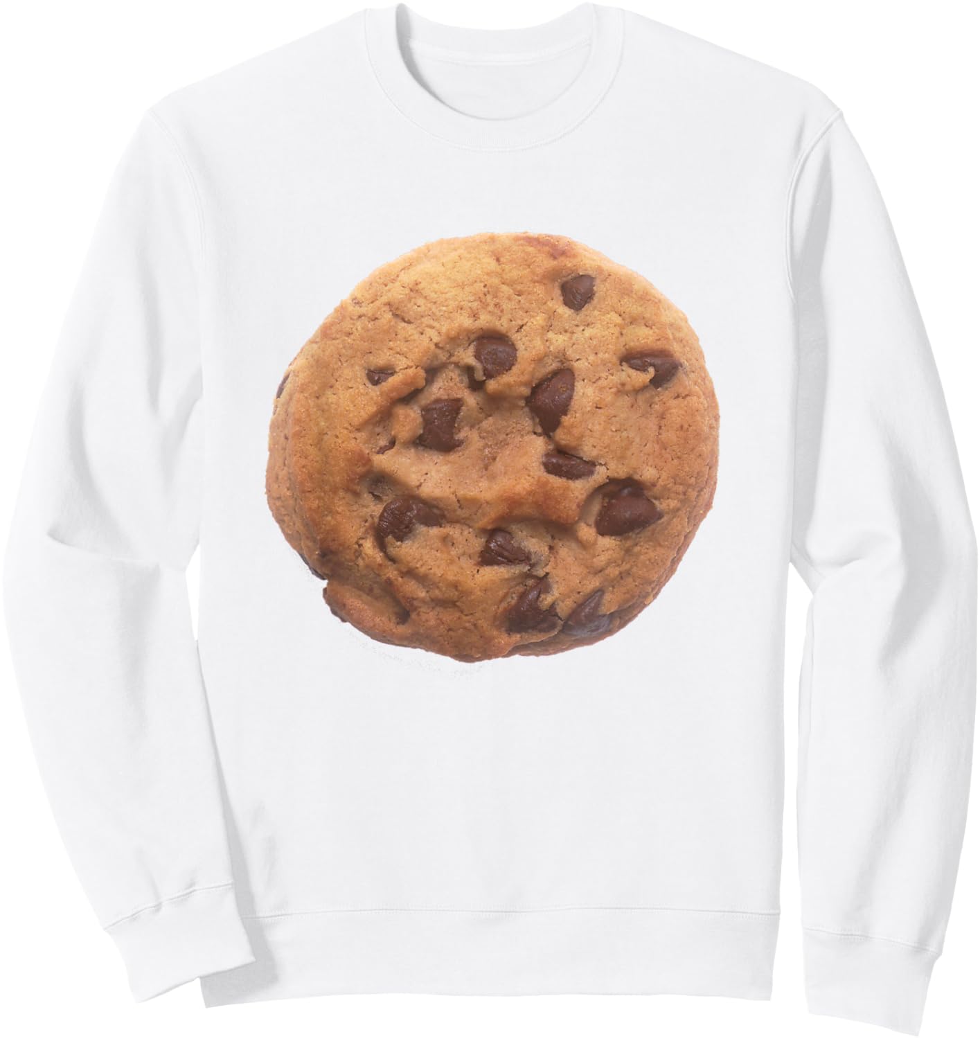 Chocolate Chip Cookie T Shirt Sweatshirt - Sweatshirt | White