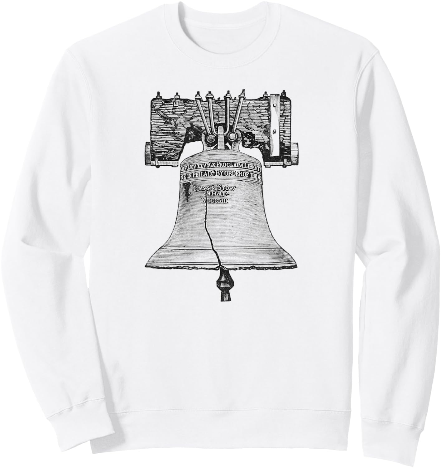 Liberty Bell Philadelphia Sweatshirt - Sweatshirt | White
