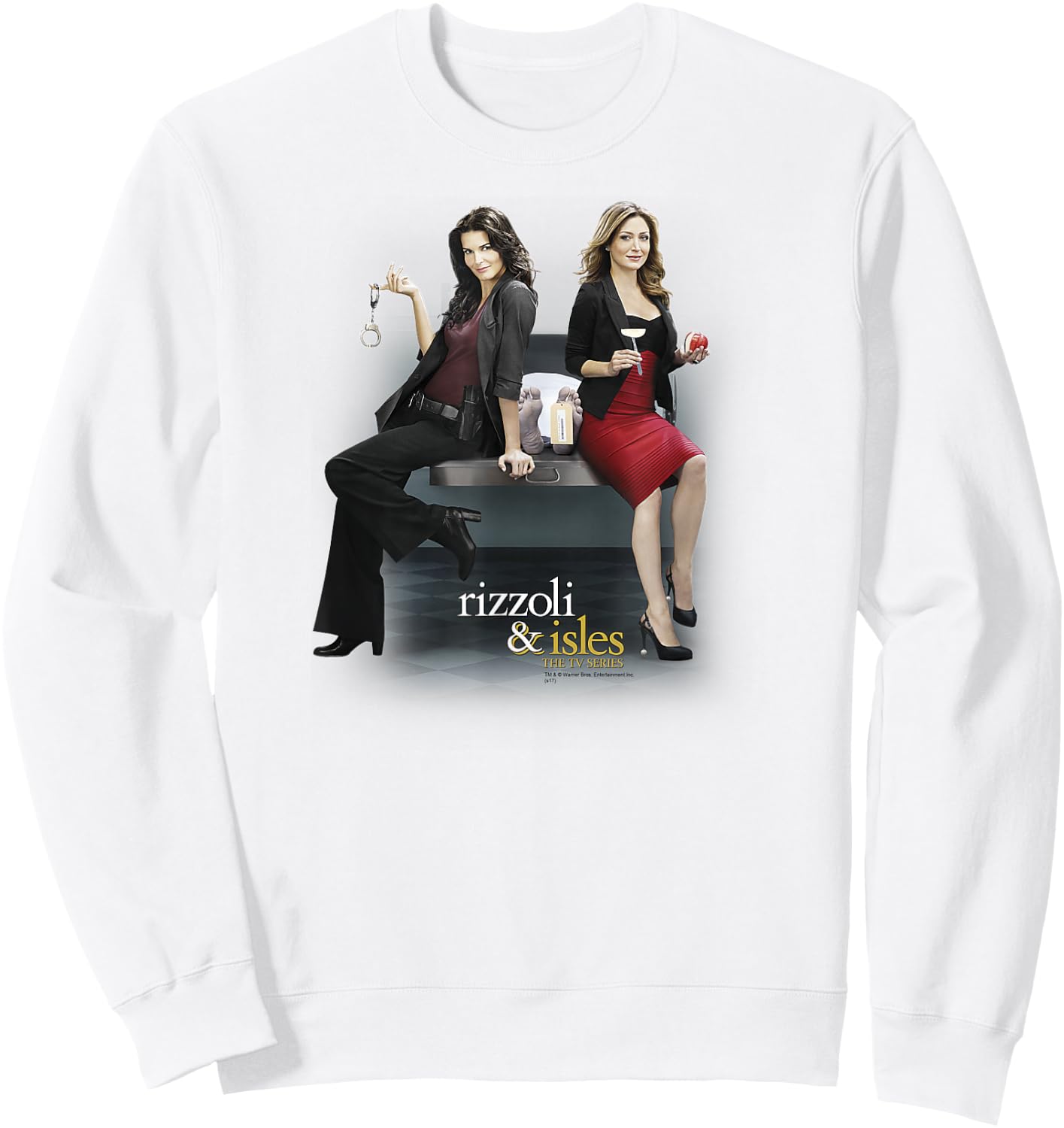 Rizzoli & Isles Sitting Around Sweatshirt - Sweatshirt | White