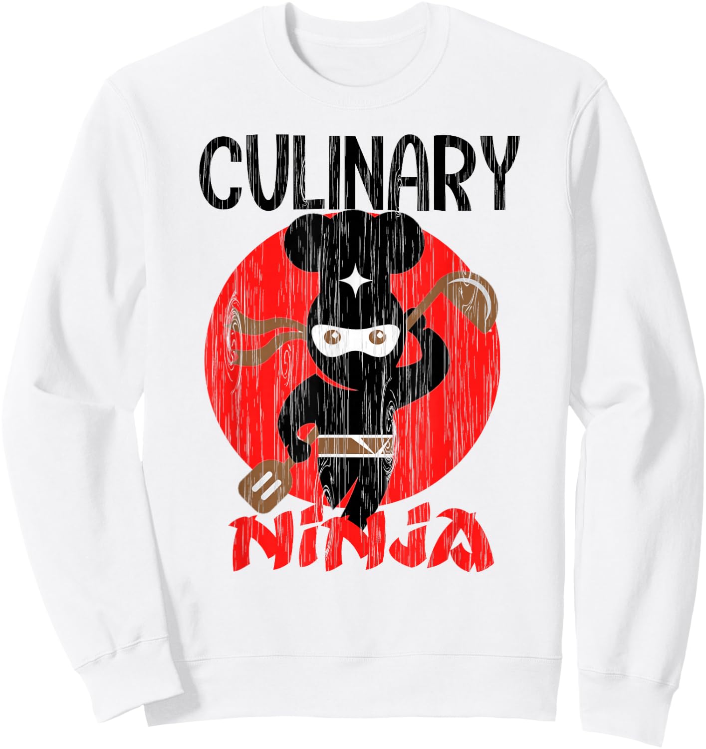 Culinary Ninja Chef Shirt Funny Cooking Cooks Gift Sweatshirt - Sweatshirt | White
