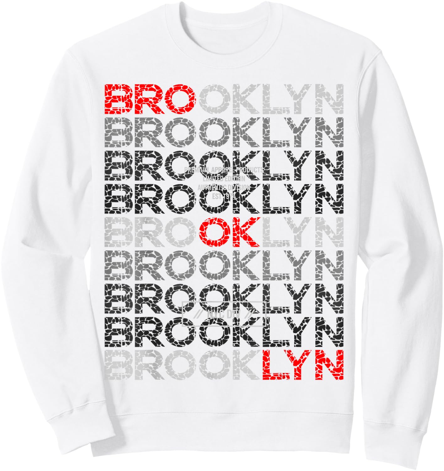 Brooklyn NYC DIV Sweatshirt - Sweatshirt | White