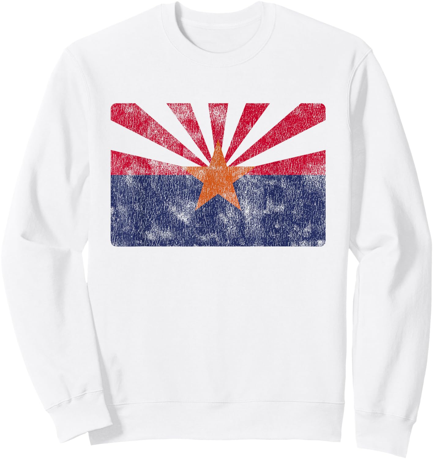 Vintage Arizona Flag AZ Souvenir Sweatshirt - Sweatshirt | White