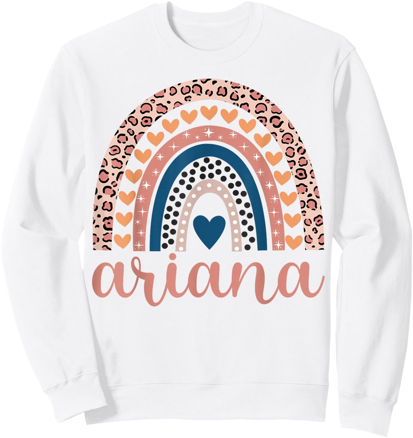 Ariana Ariana Name Birthday Shirt Gift Sweatshirt - Sweatshirt | White