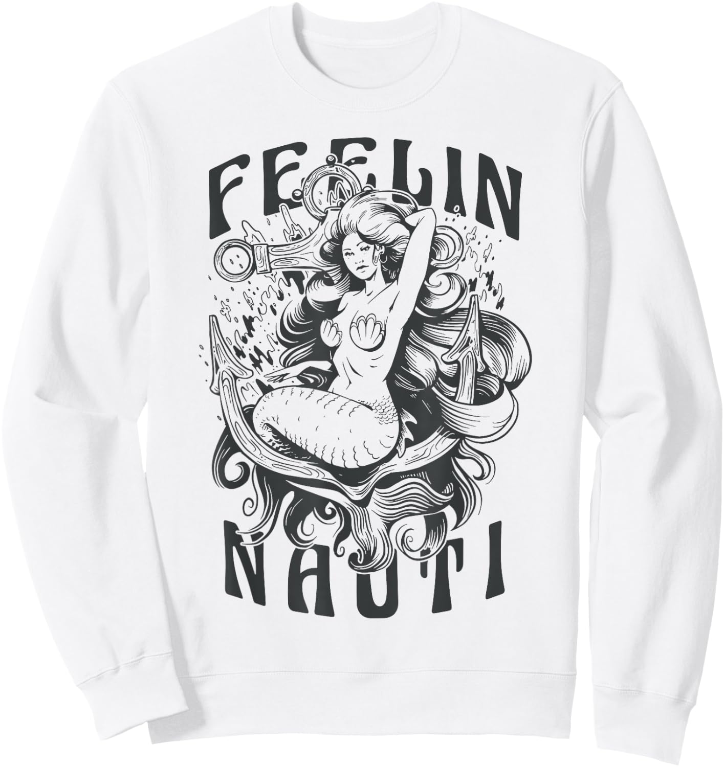 Feeling Nauti Sweatshirt - Sweatshirt | White