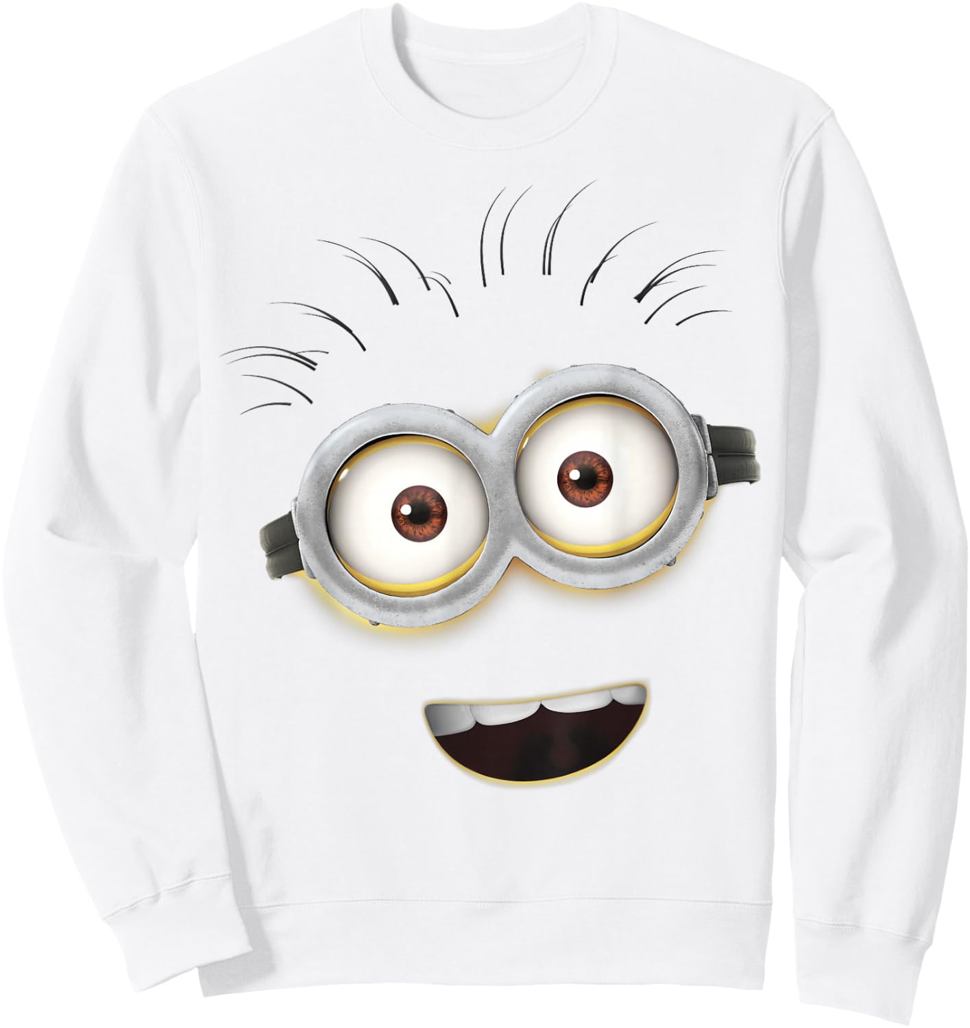 Despicable Me Minions Phil Big Grin Graphic Sweatshirt - Sweatshirt | White