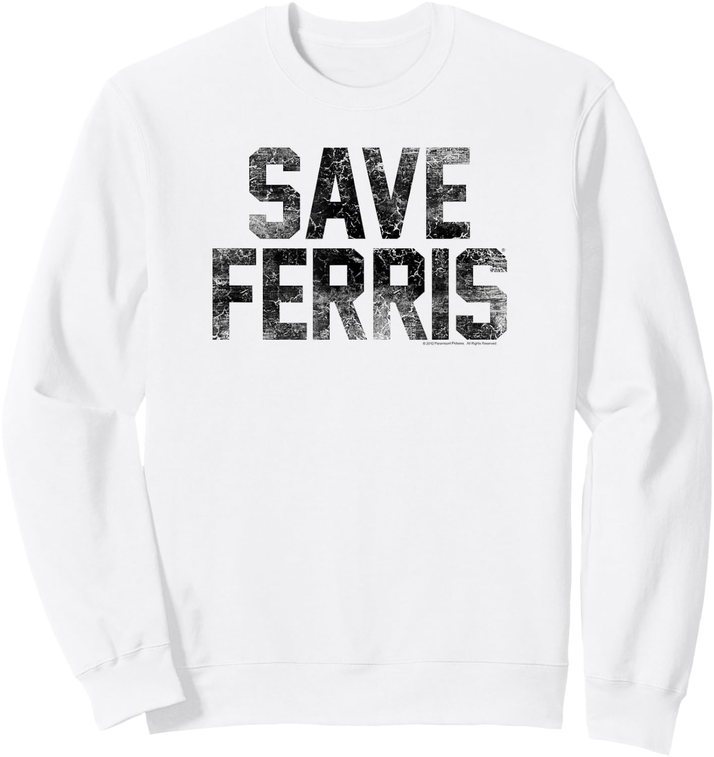 Ferris Bueller Save Ferris Sweatshirt - Sweatshirt | White
