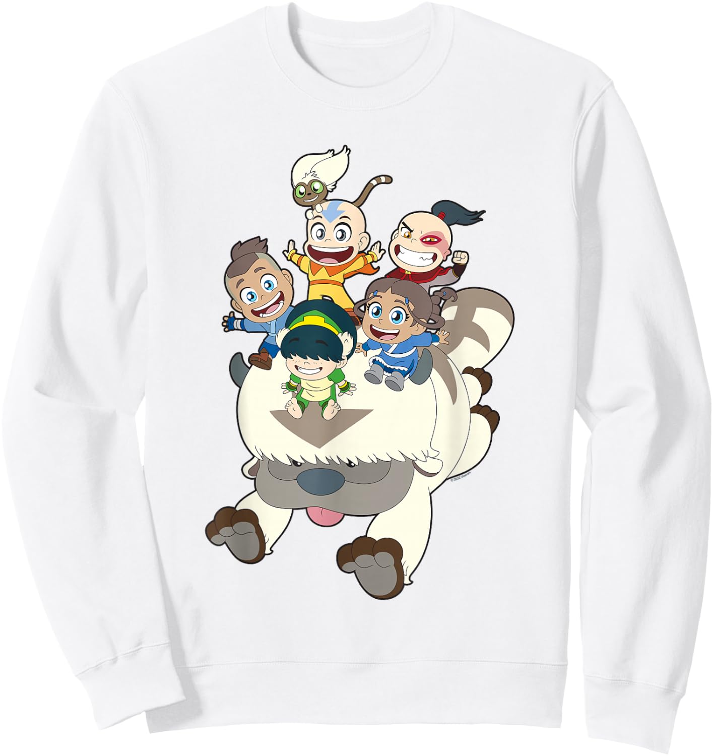 Avatar: The Last Airbender Group Chibi Sweatshirt - Sweatshirt | White