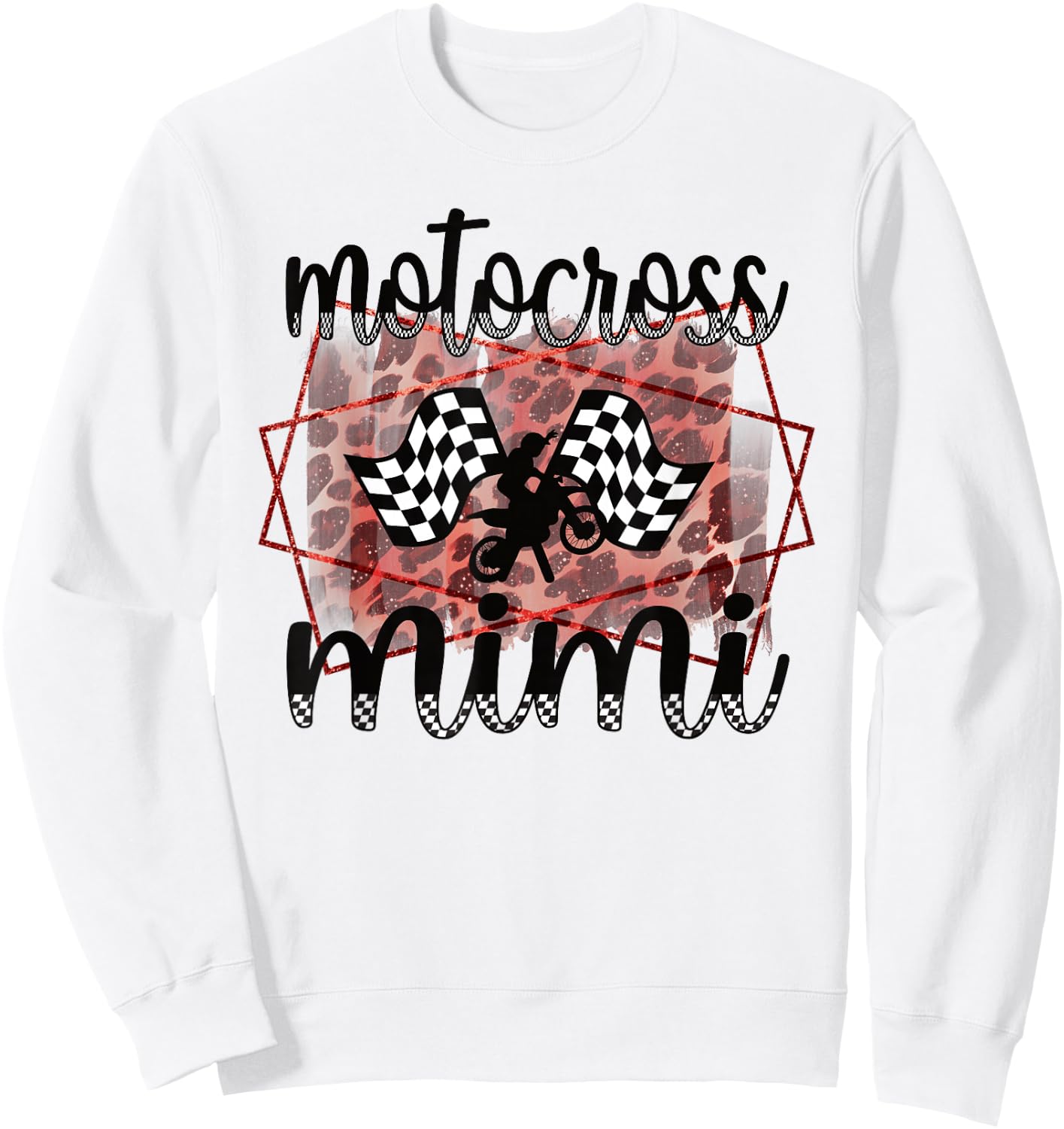 Motocross Mimi Proud Motocross Mimi Grandma Sweatshirt - Sweatshirt | White